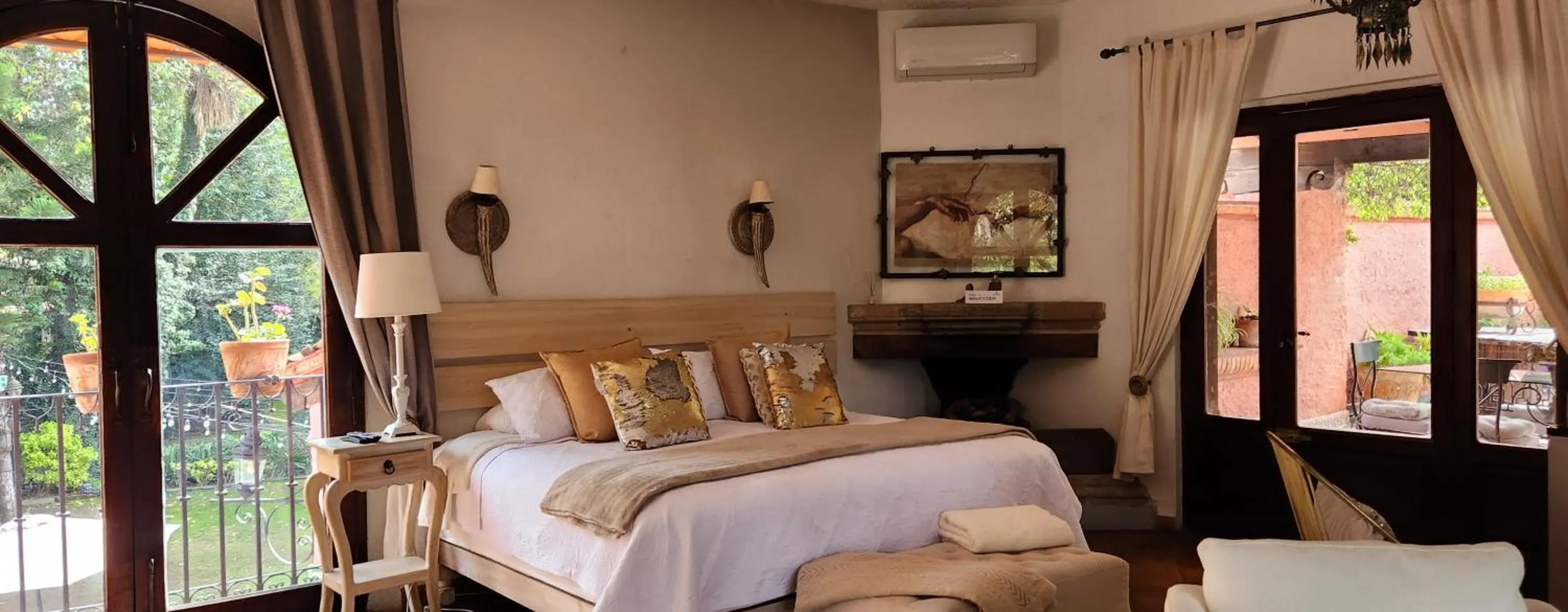 Bed in Tres Fuentes Hotel Boutique