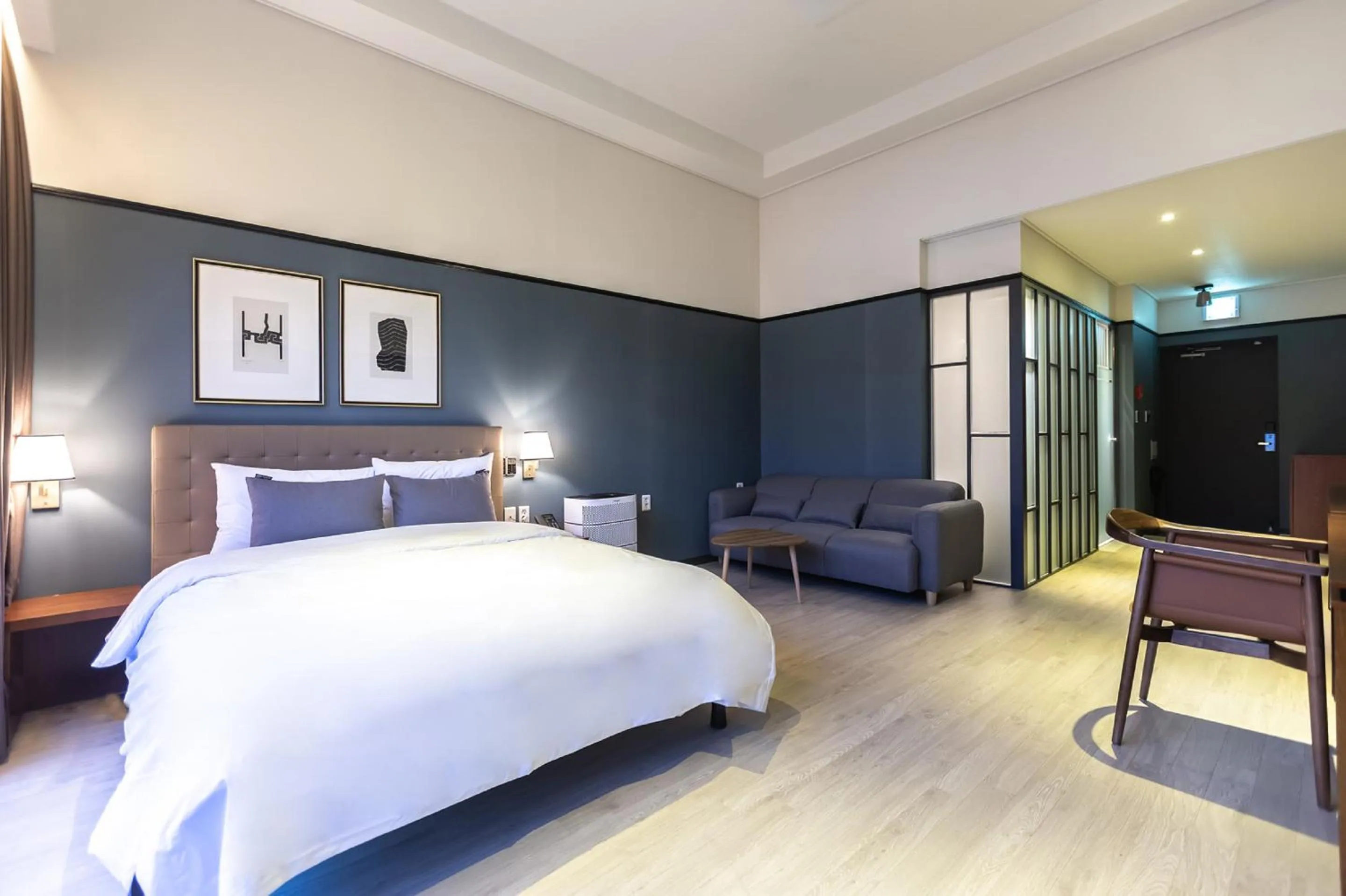 Bed in Brown Dot Hotel Gyeongju