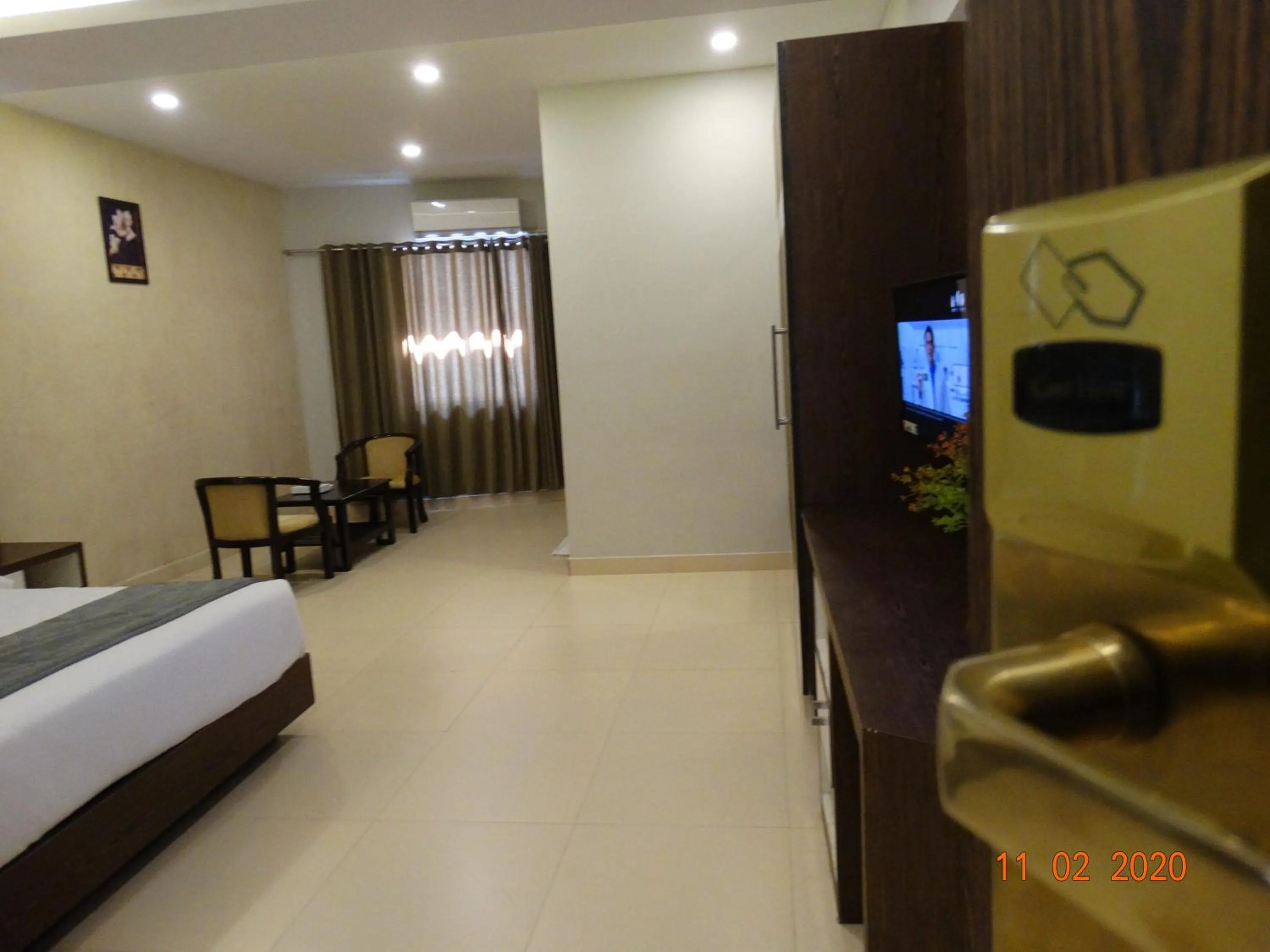 Bed in Hotel Le Sapphire