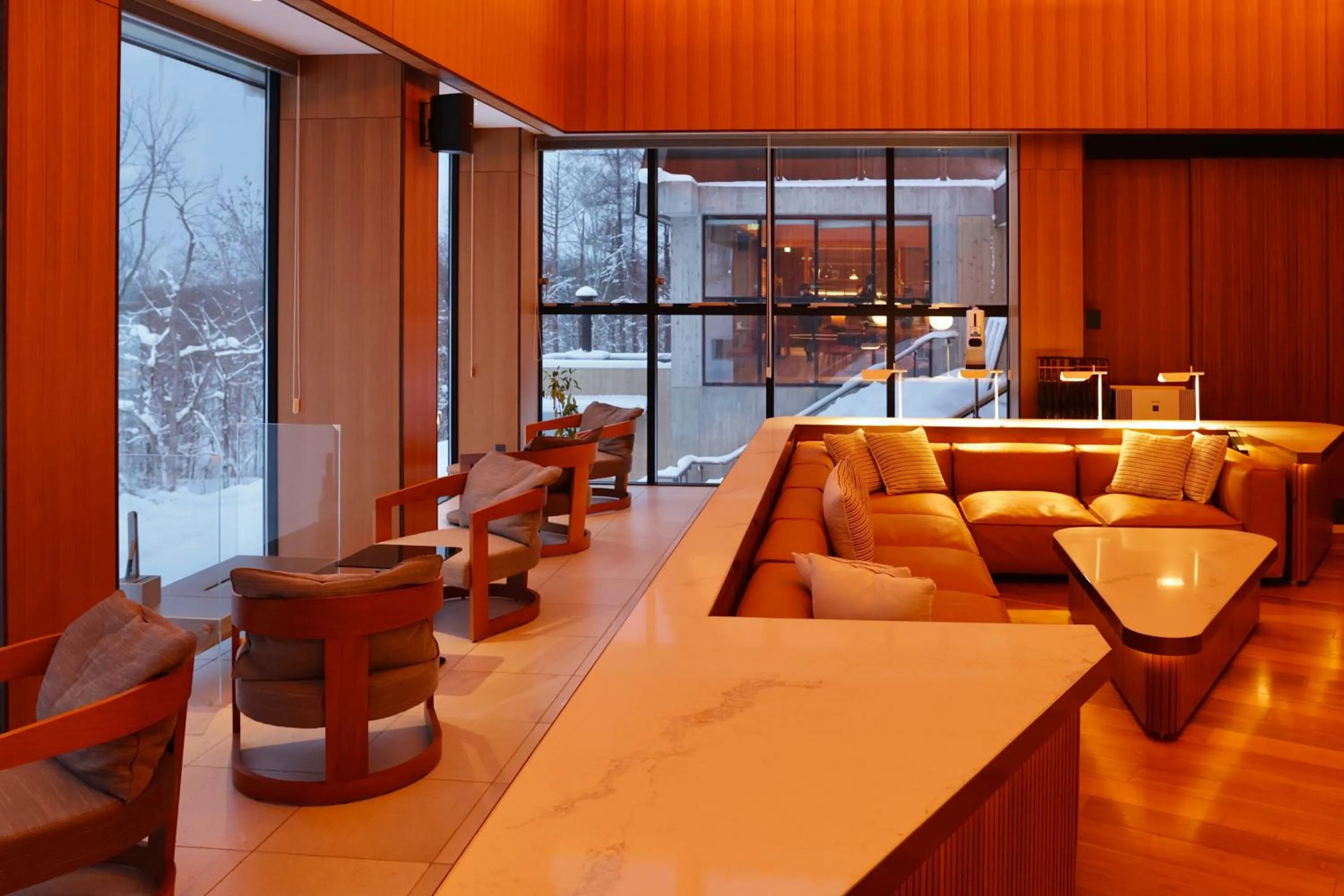 Communal lounge/ TV room in Andaru Collection Niseko