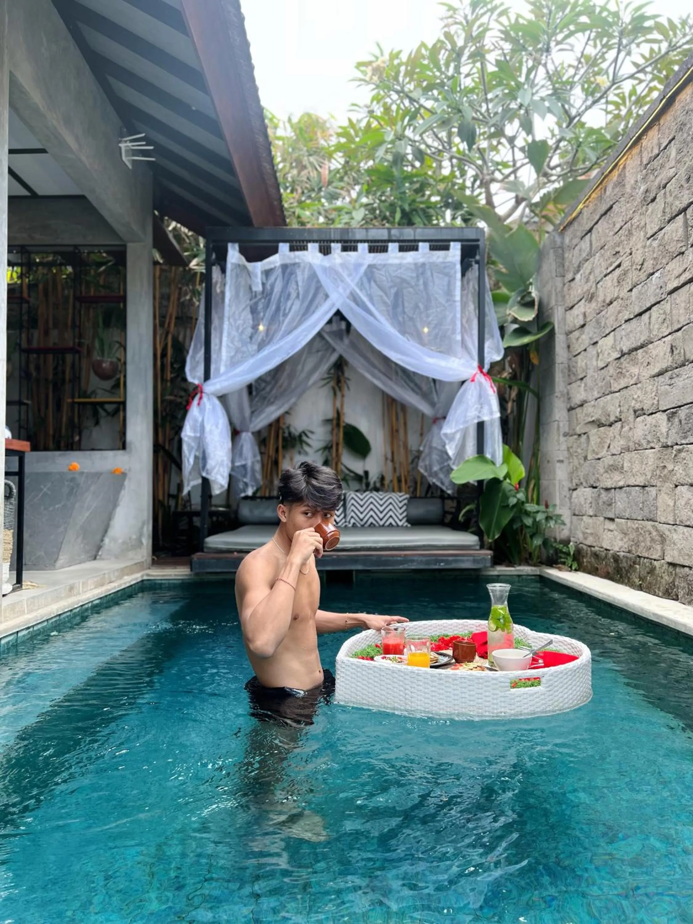Pool view in Vinna Villa Seminyak by The Wina Resorts