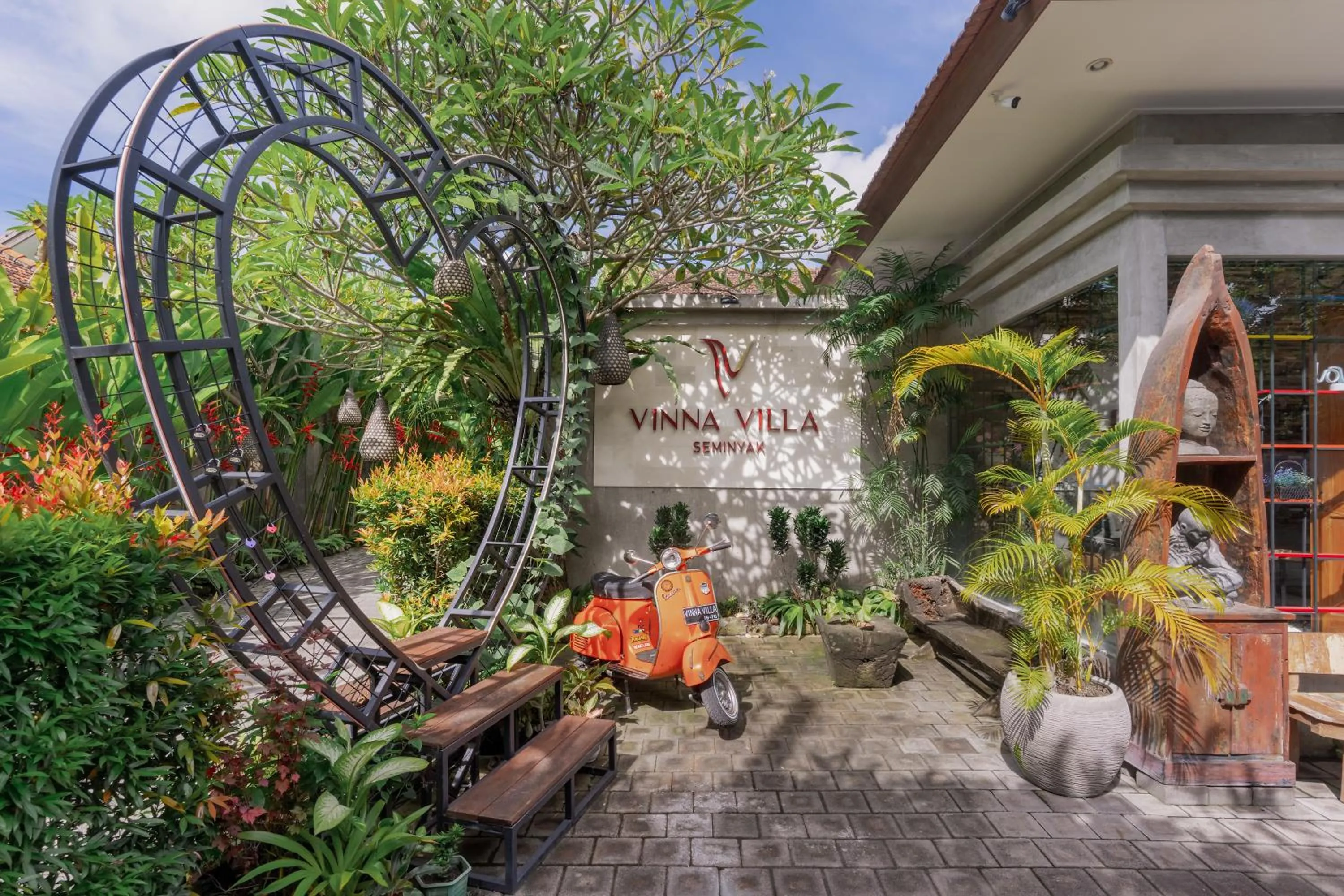 Property building in Vinna Villa Seminyak by The Wina Resorts