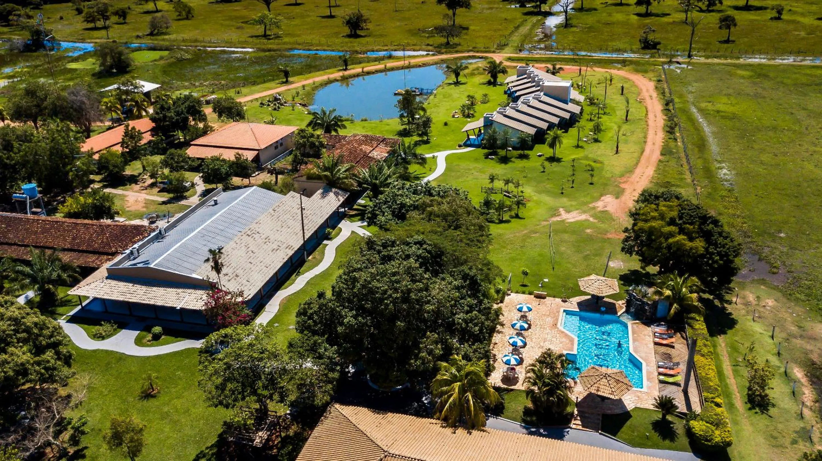 Bird's eye view in Pousada Piuval