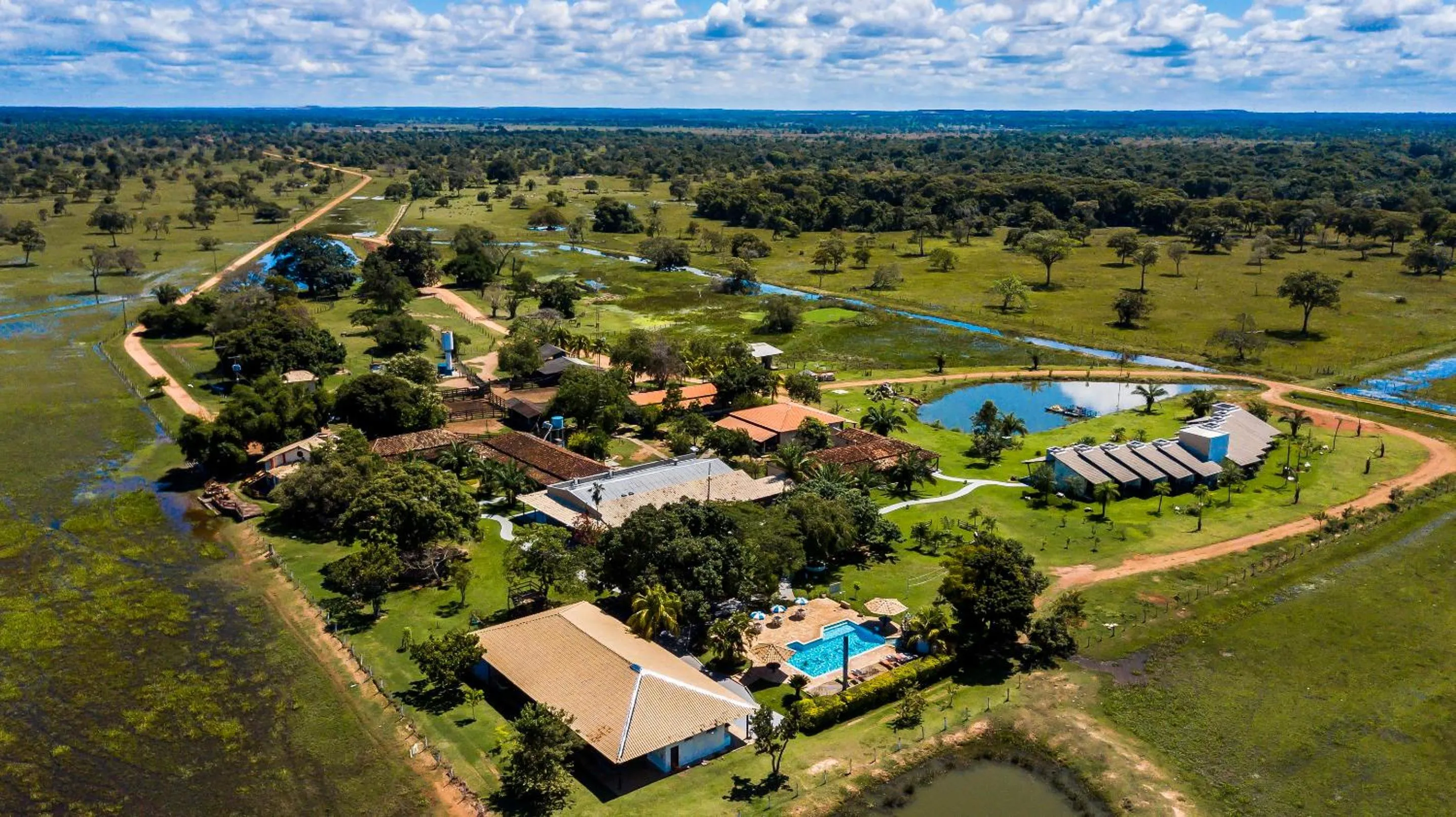 Bird's eye view in Pousada Piuval