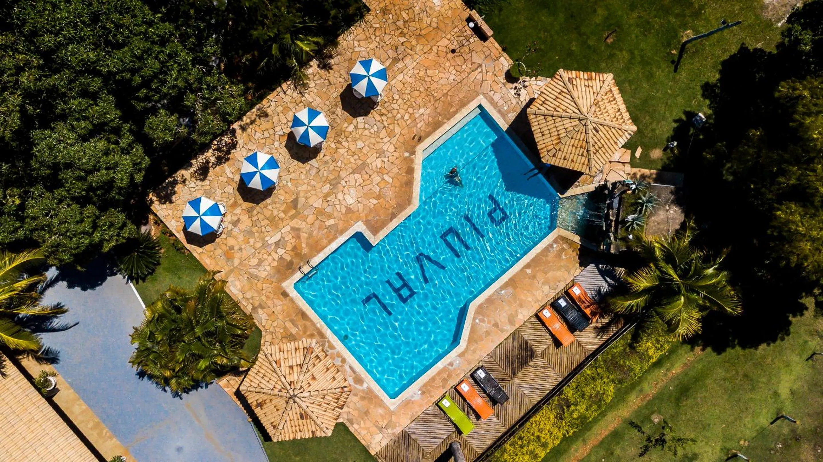 Bird's eye view in Pousada Piuval