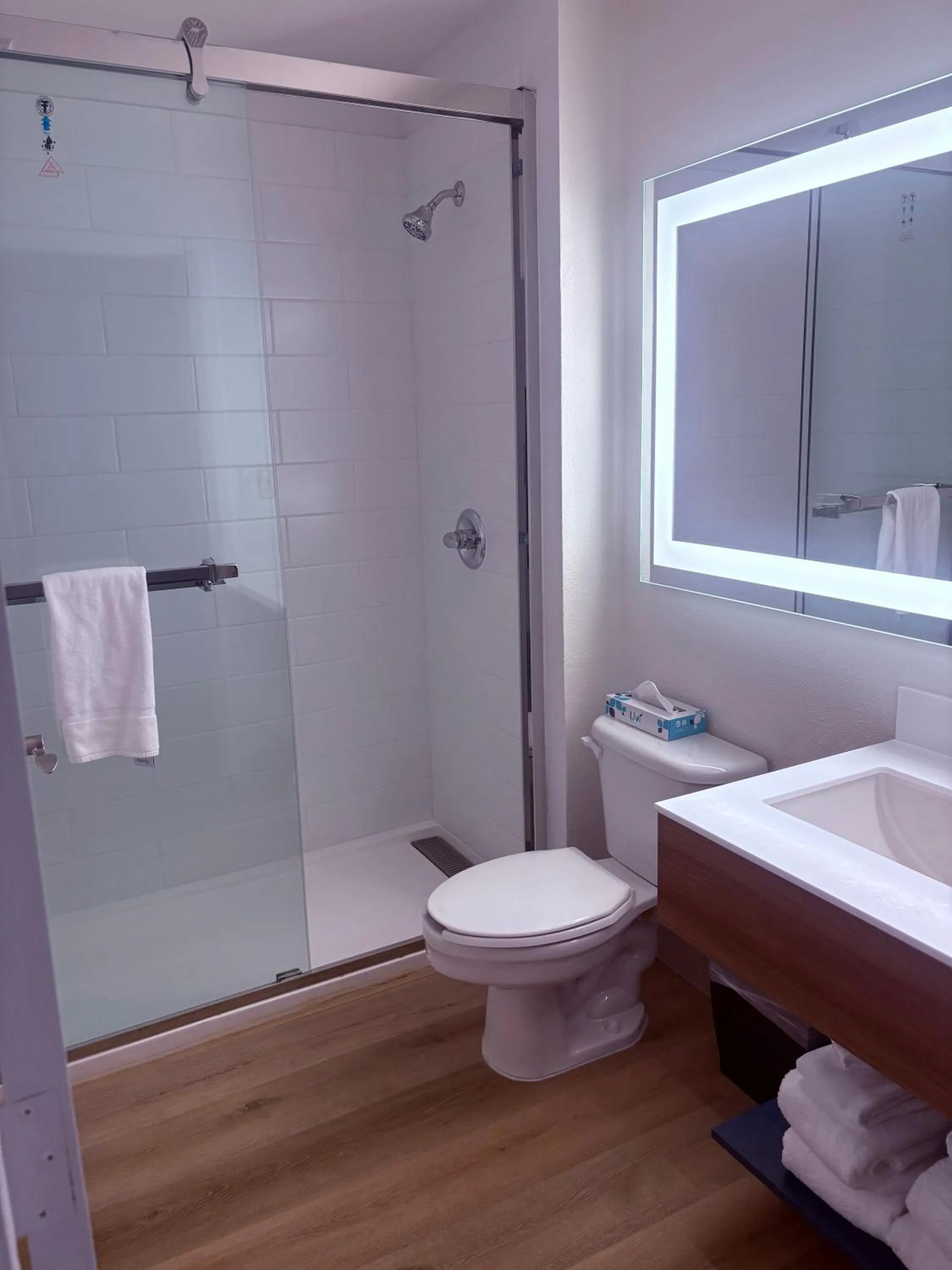 Bathroom in Microtel Inn & Suites by Wyndham Denver Airport