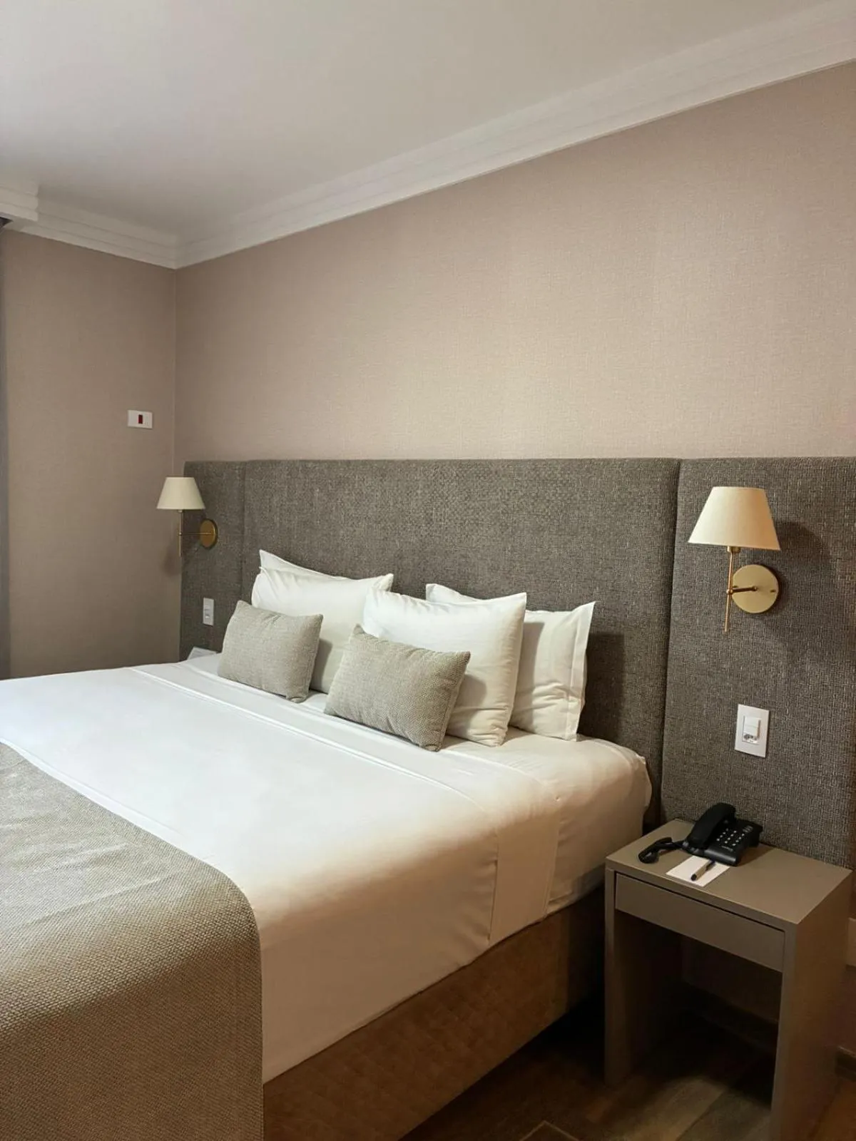 Bed in Hotel Florença