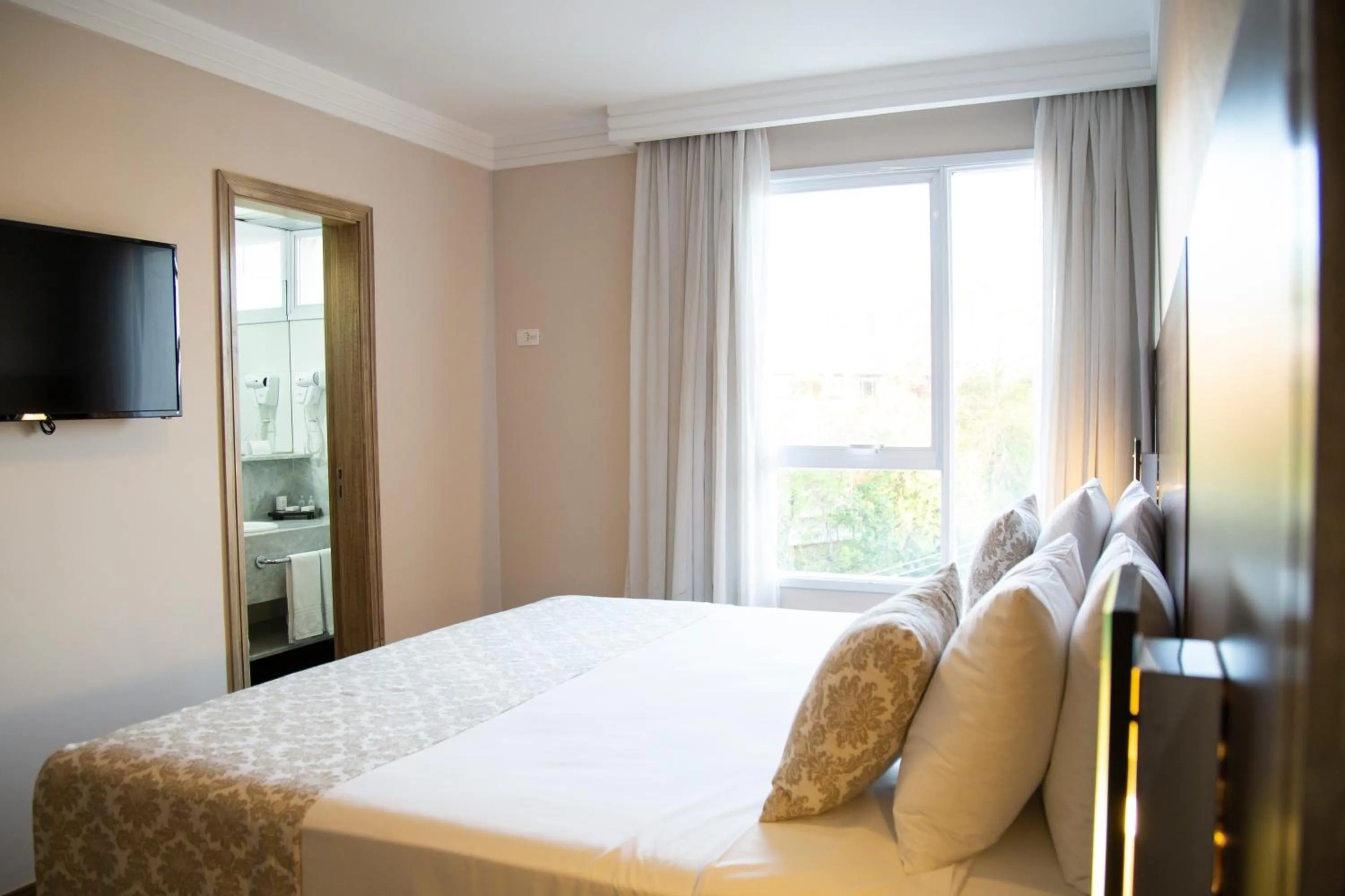 Bed in Hotel Florença