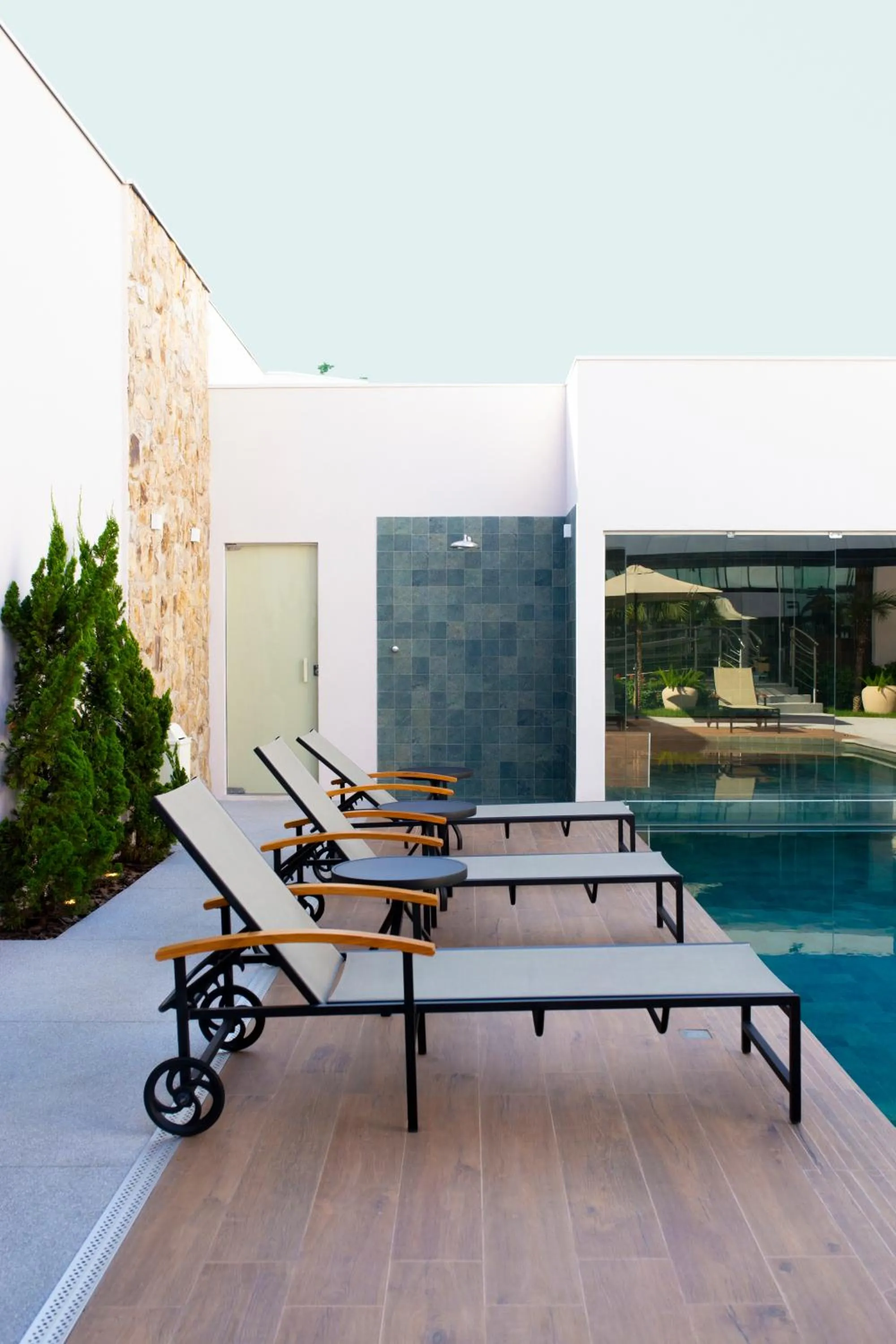 Swimming pool in Hotel Florença