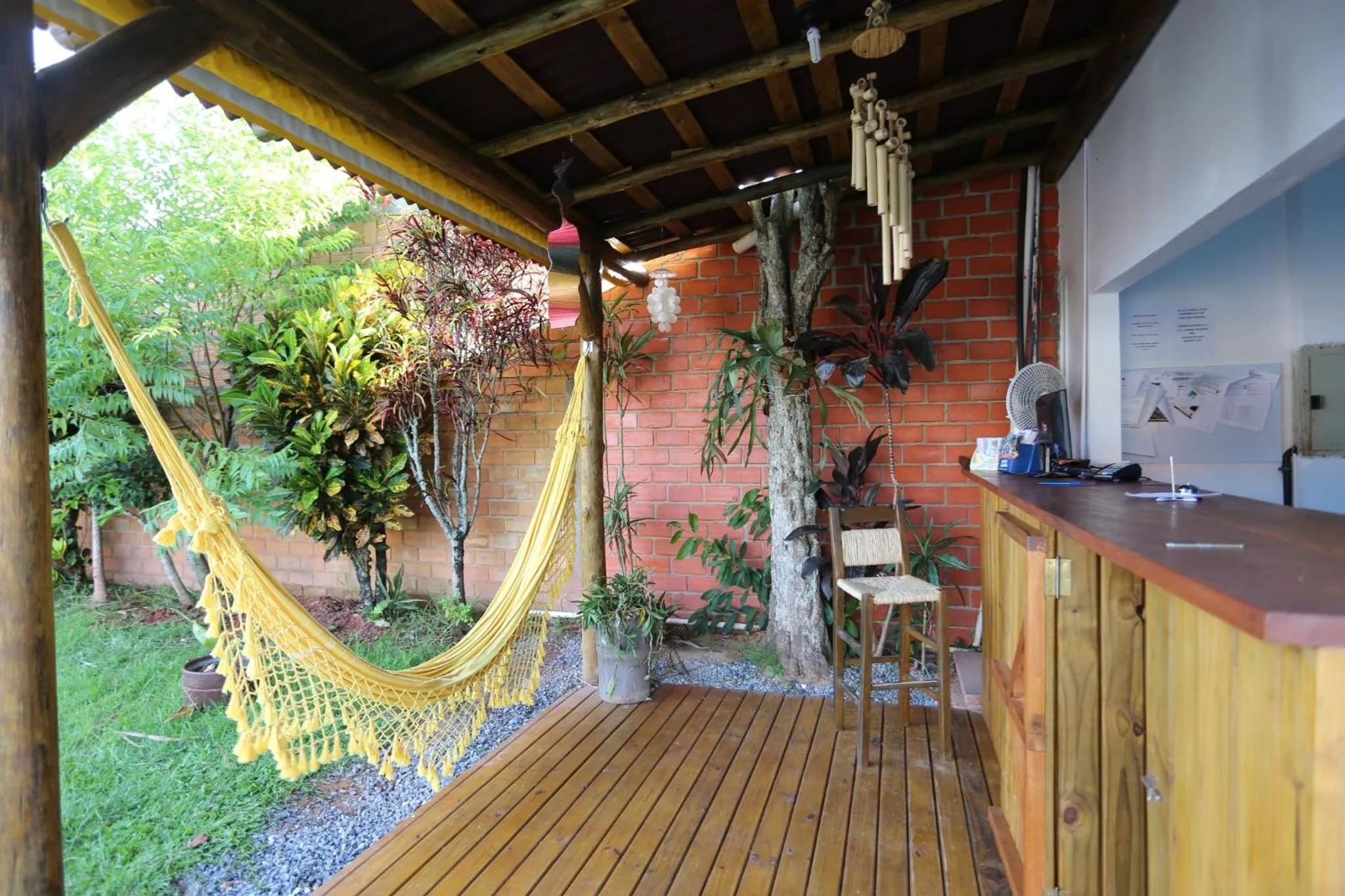 Lobby or reception in Pousada Oceânica