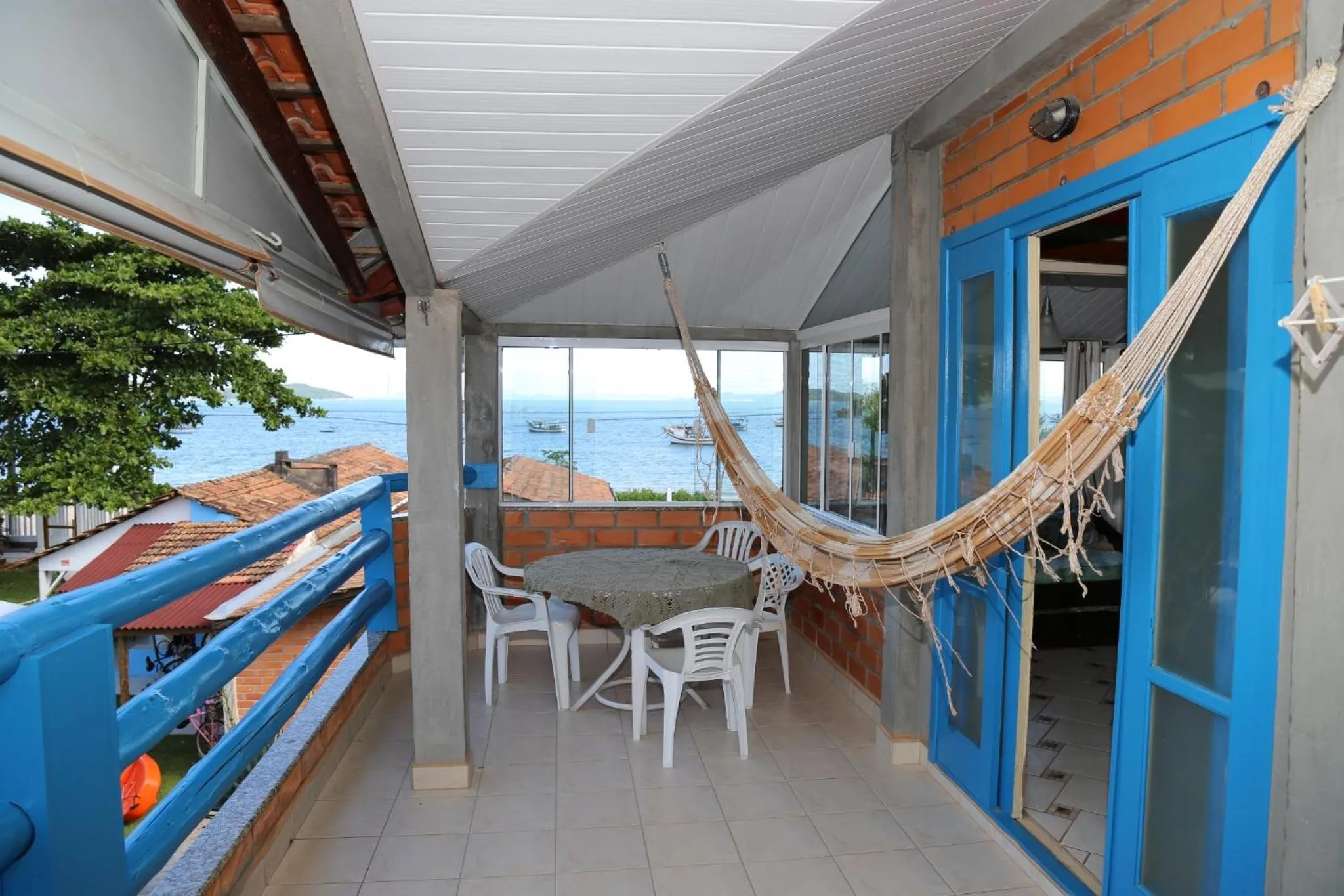 Balcony/Terrace in Pousada Oceânica