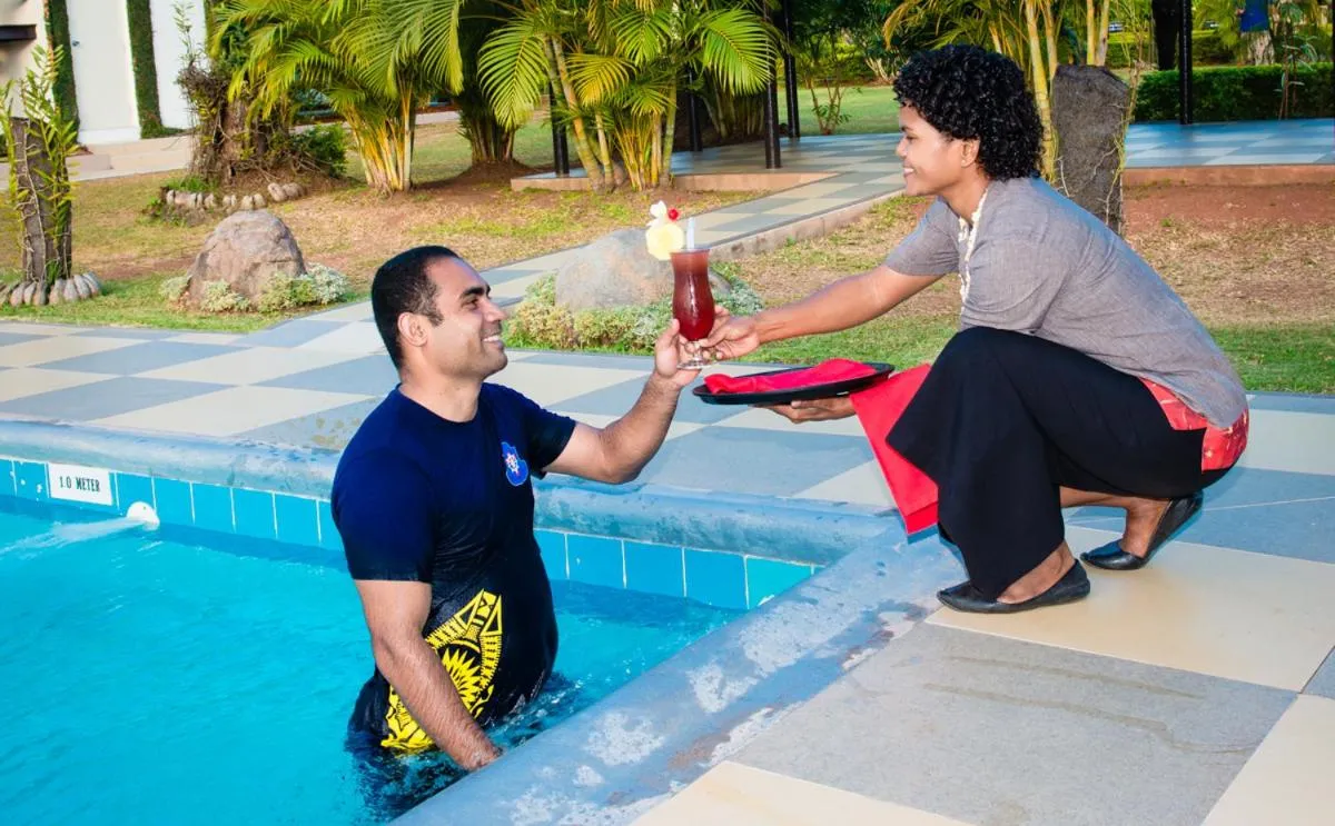 Swimming pool in Tanoa Rakiraki Hotel