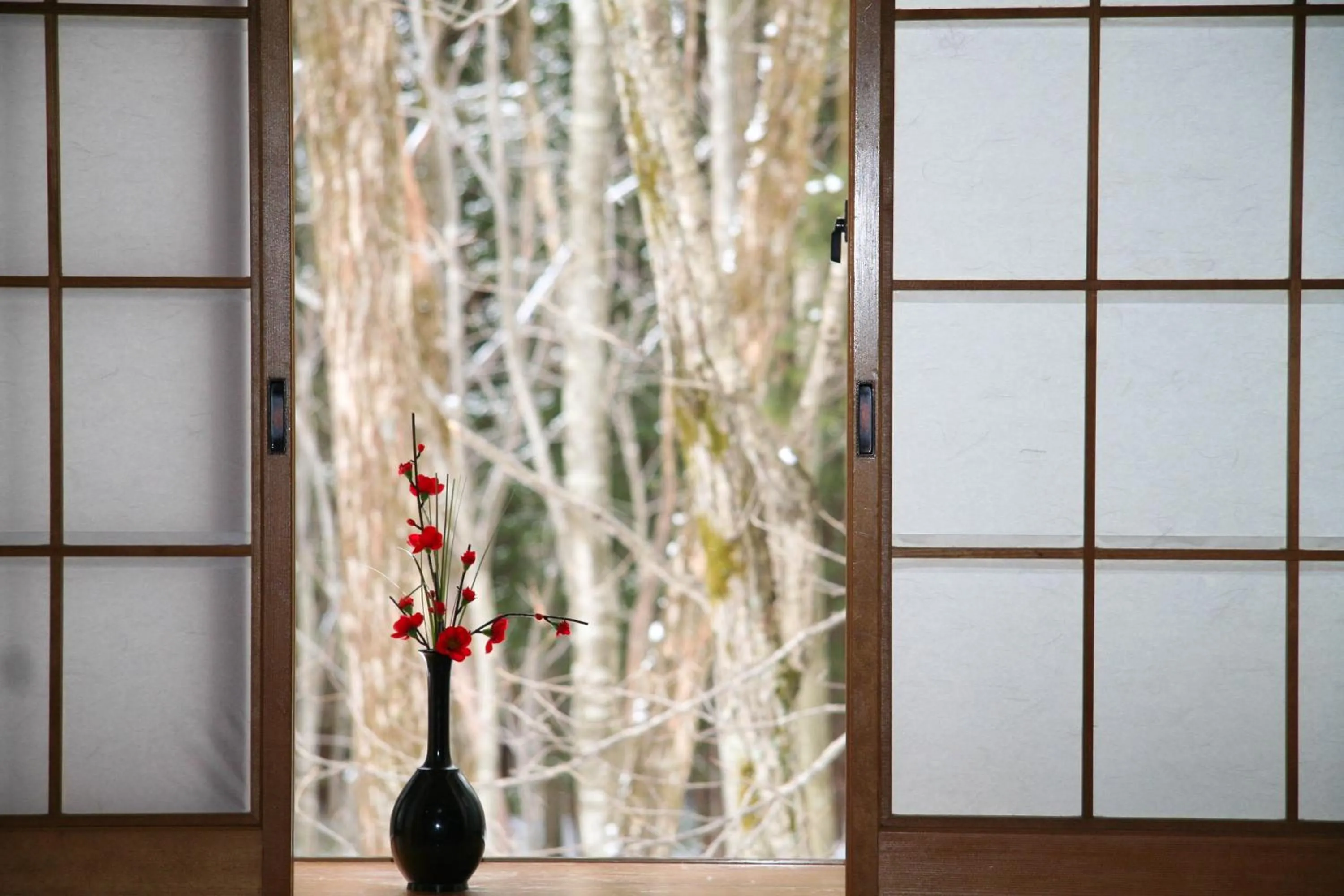 Decorative detail in Morino Lodge - Hakuba