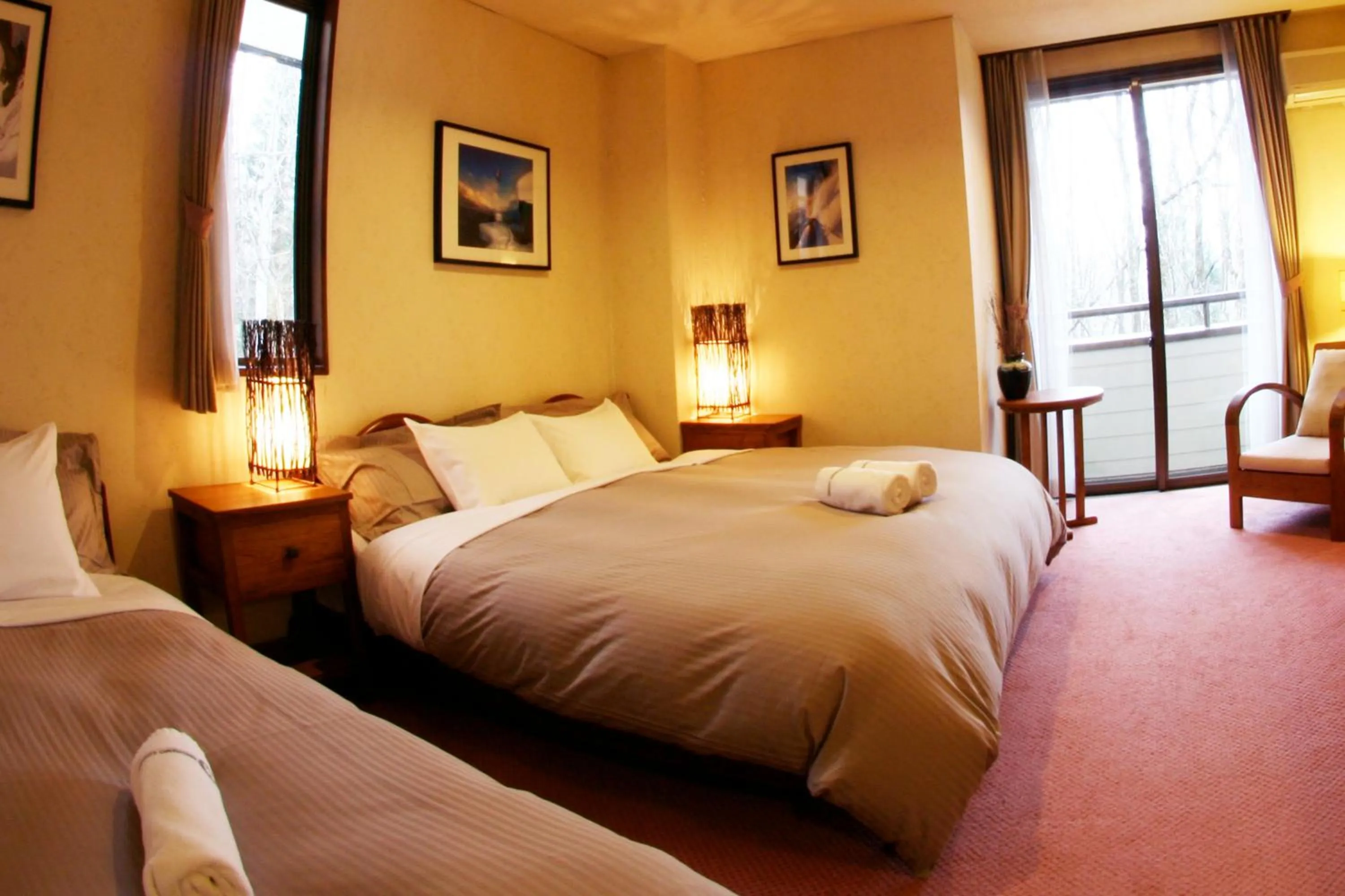 Bed in Morino Lodge - Hakuba