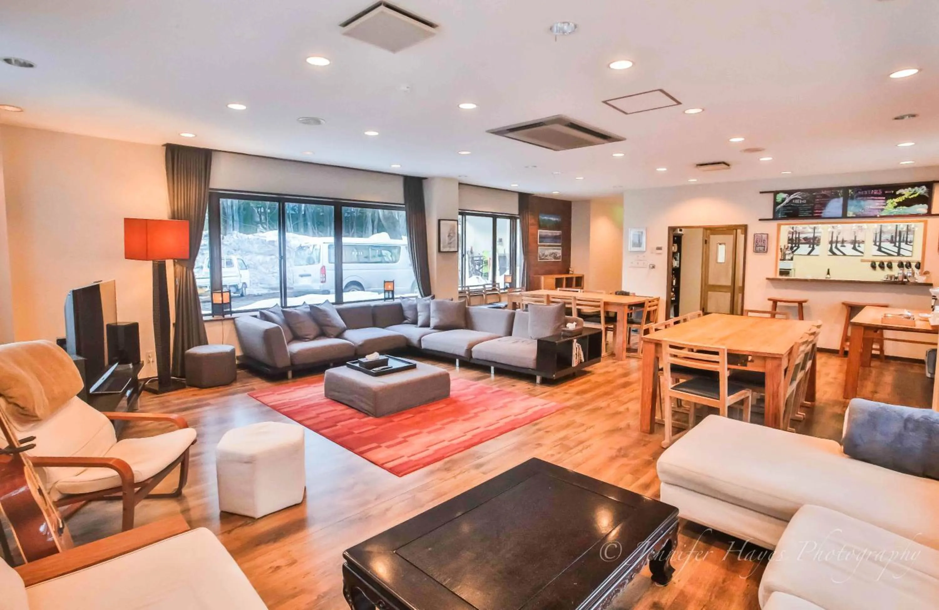 Lounge or bar in Morino Lodge - Hakuba