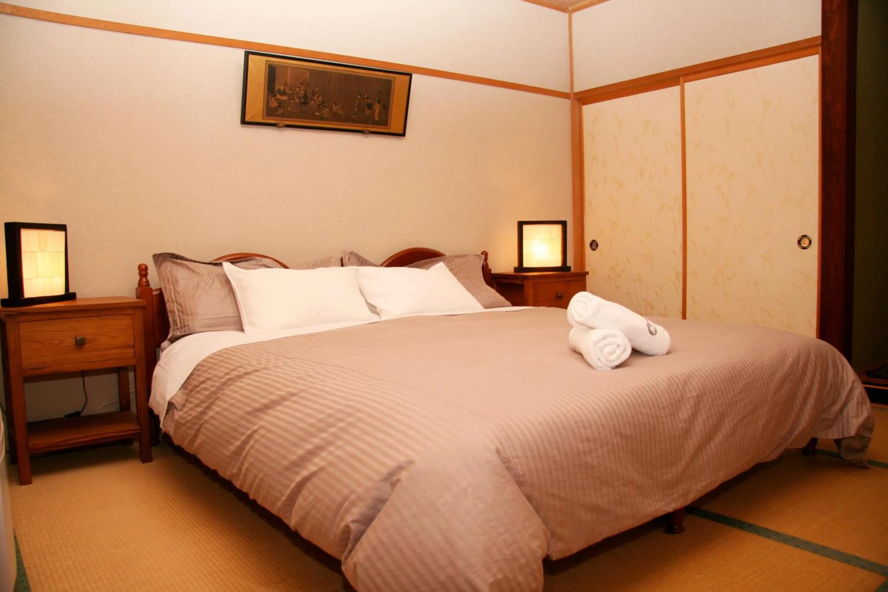 Bed in Morino Lodge - Hakuba