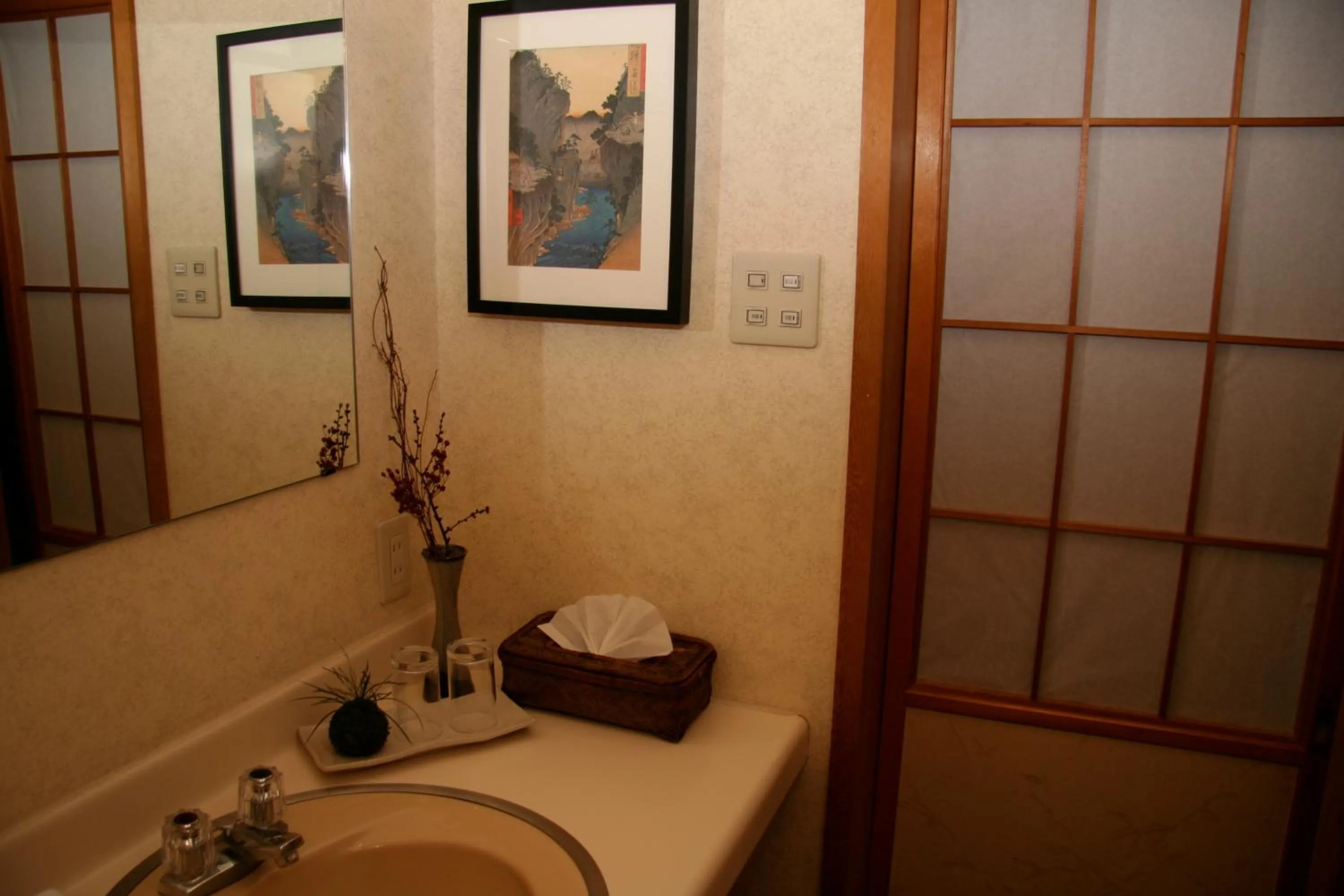 Decorative detail in Morino Lodge - Hakuba