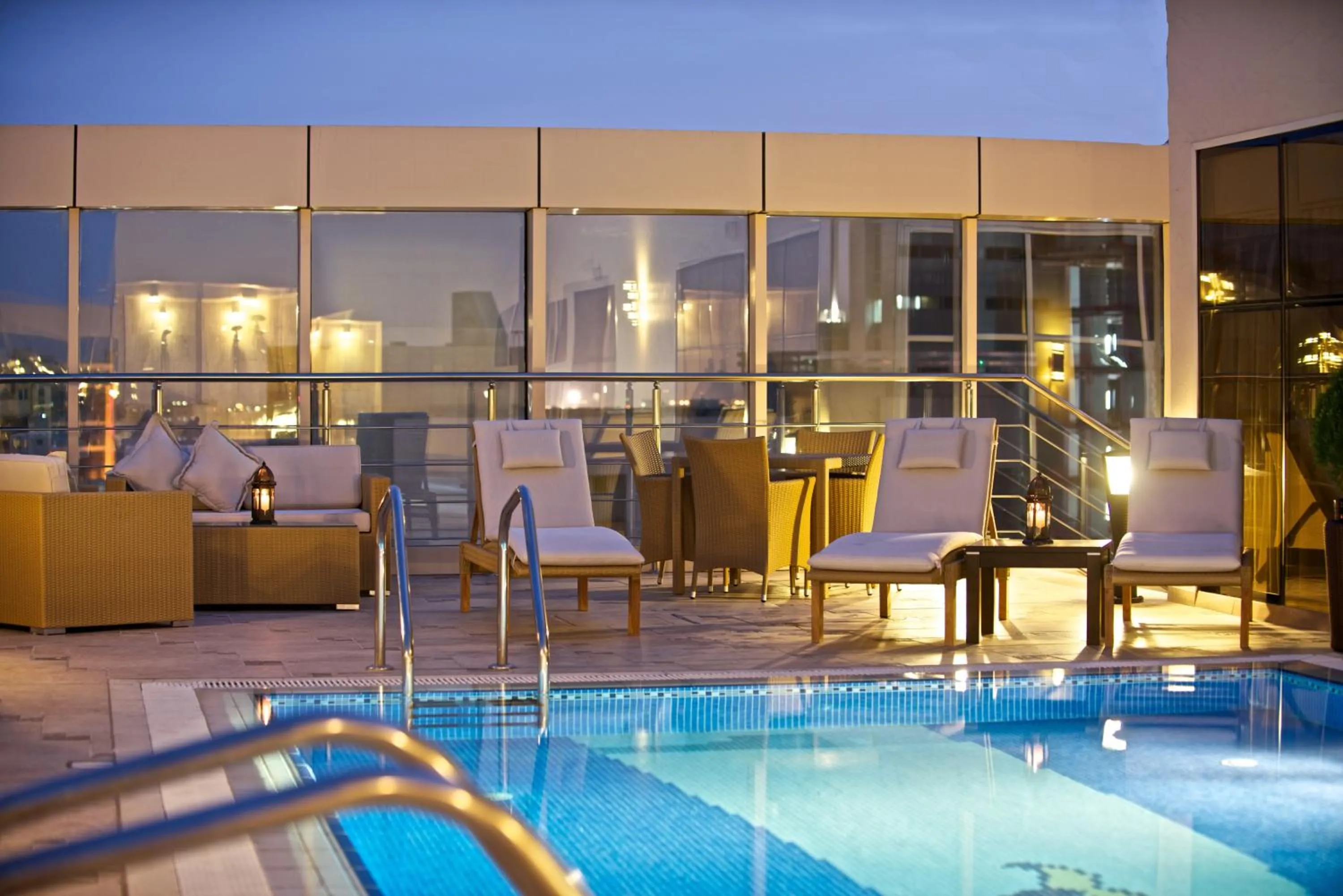 Swimming pool in The Royal Riviera Hotel Doha