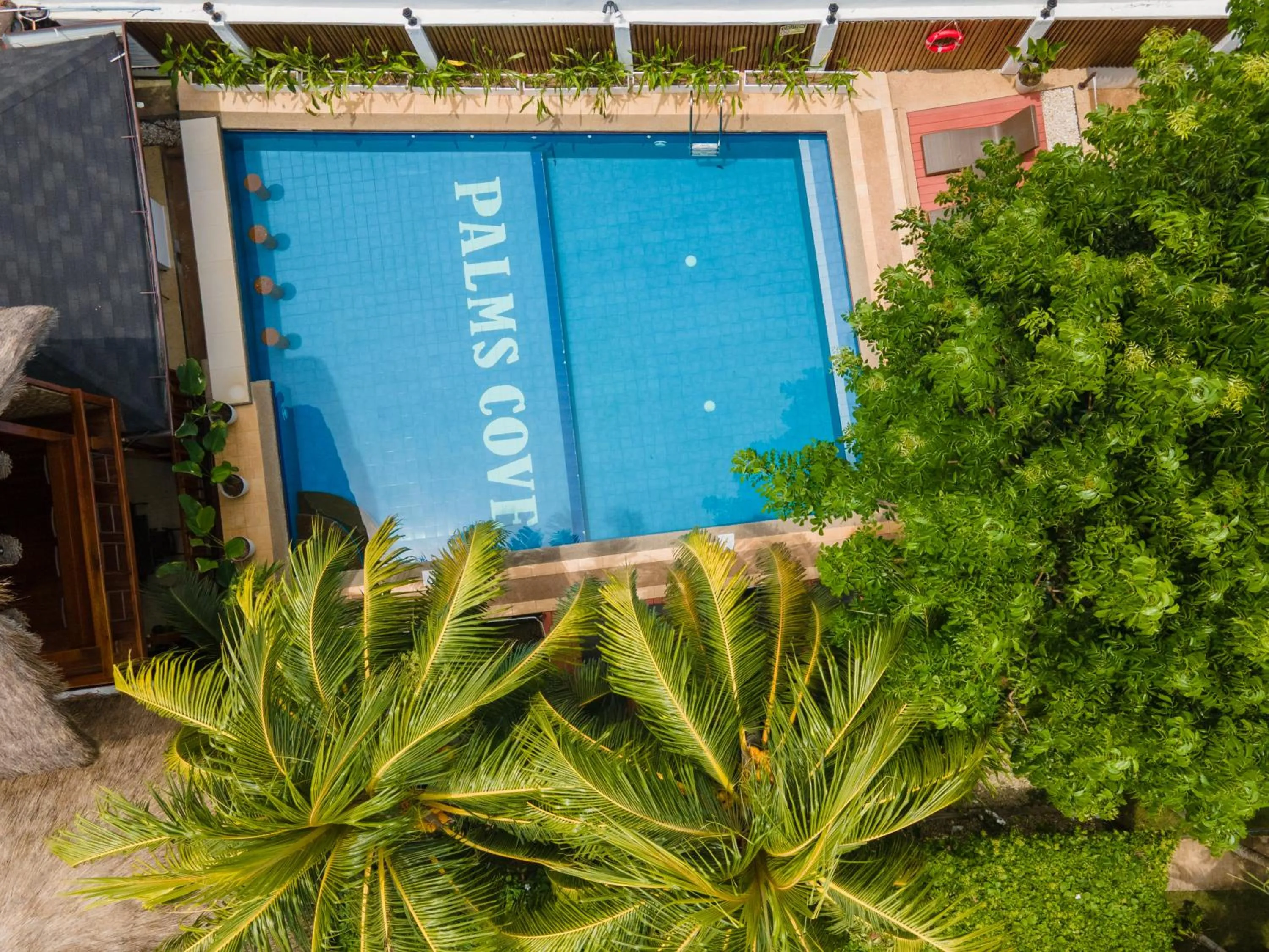 Pool view in Palms Cove Resort