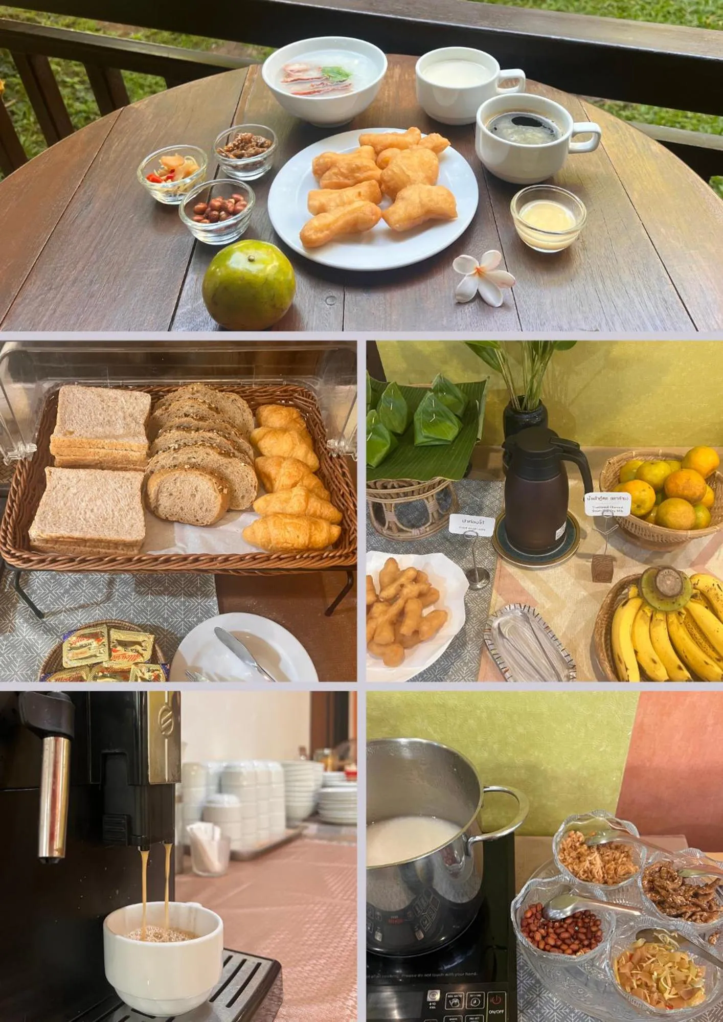 Buffet breakfast in Wilacha Chiang Rai