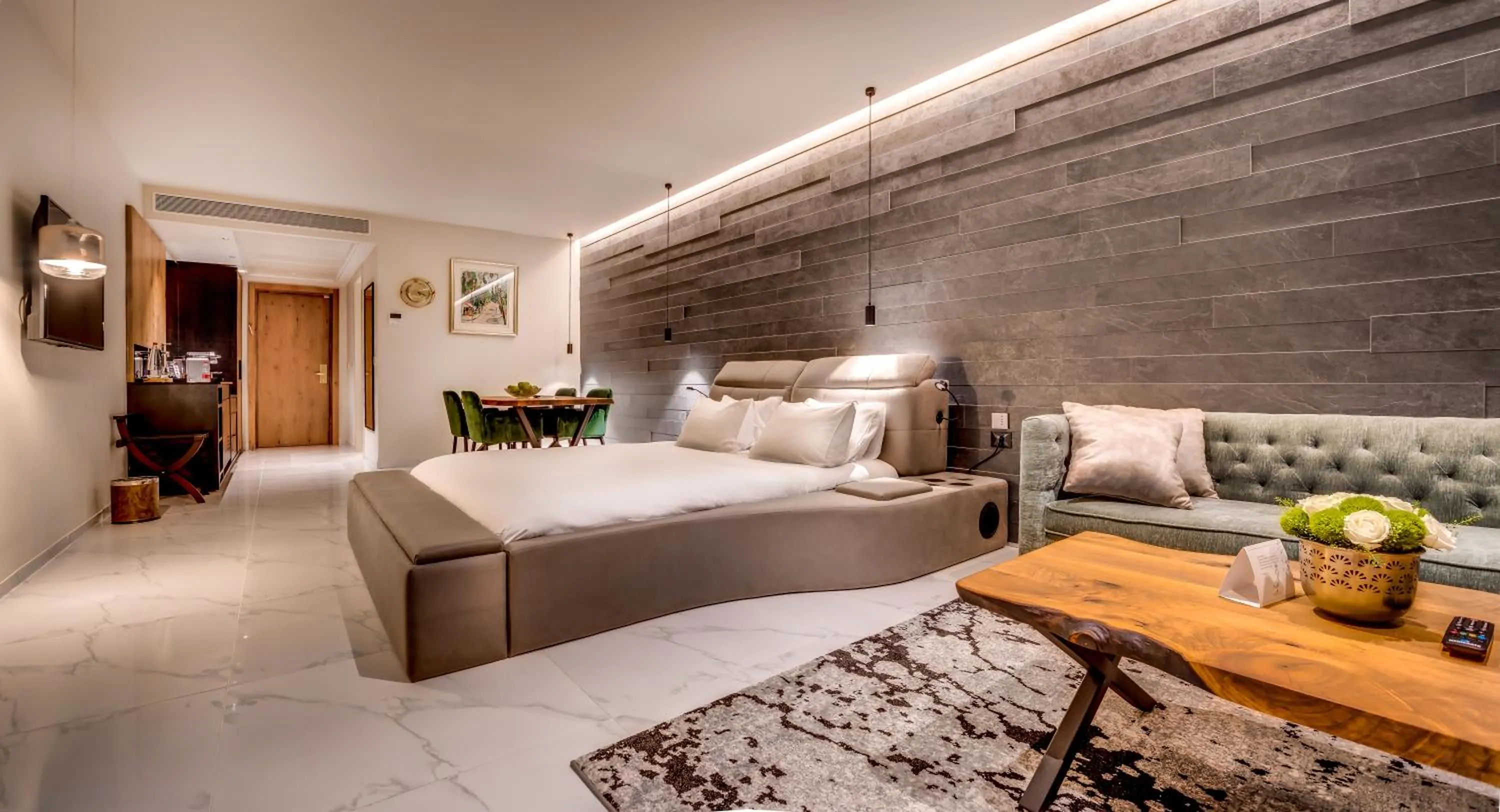 Photo of the whole room, Bed in Kedem Hotel - Adults Only