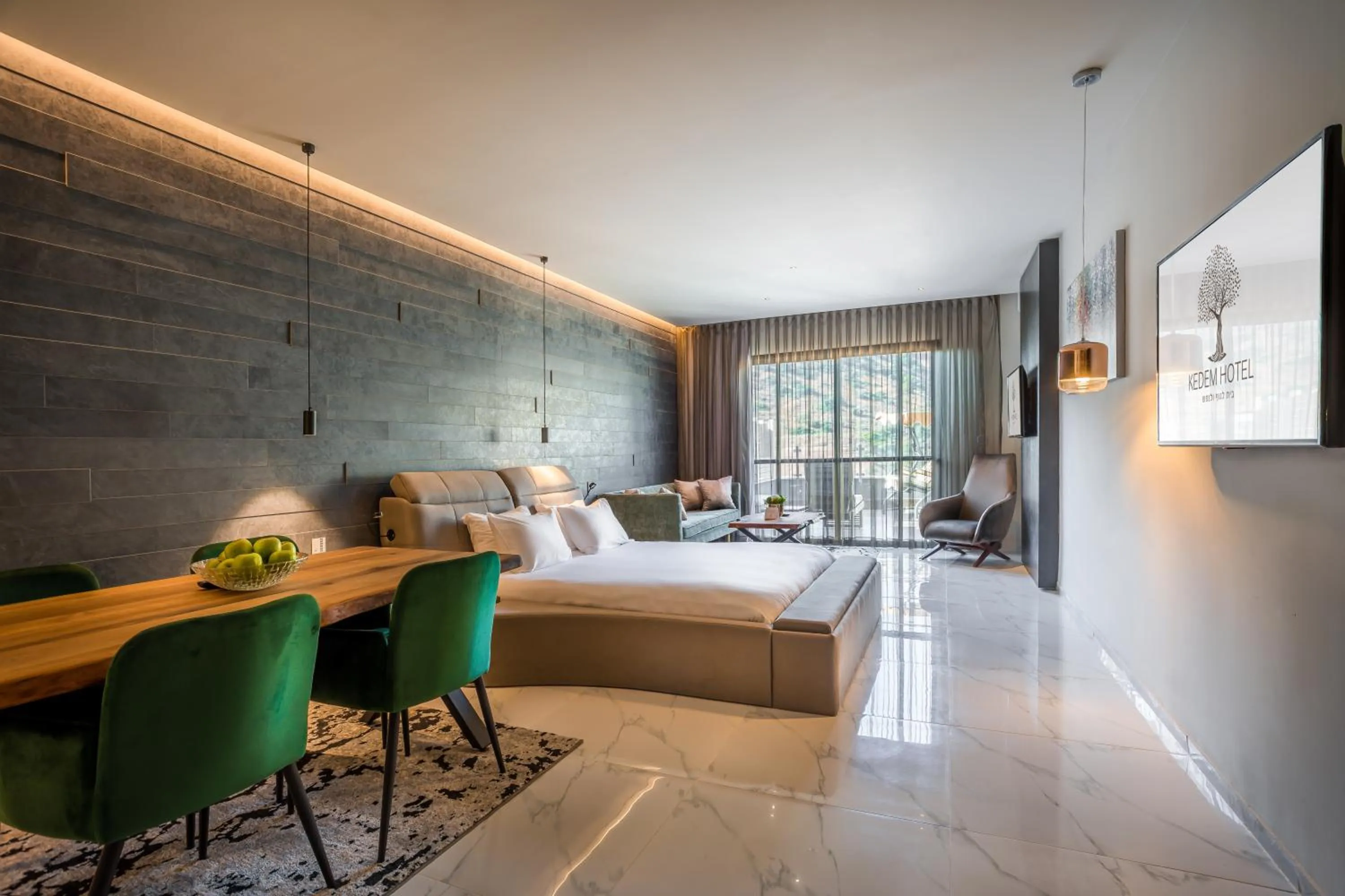 Living room, Bed in Kedem Hotel - Adults Only