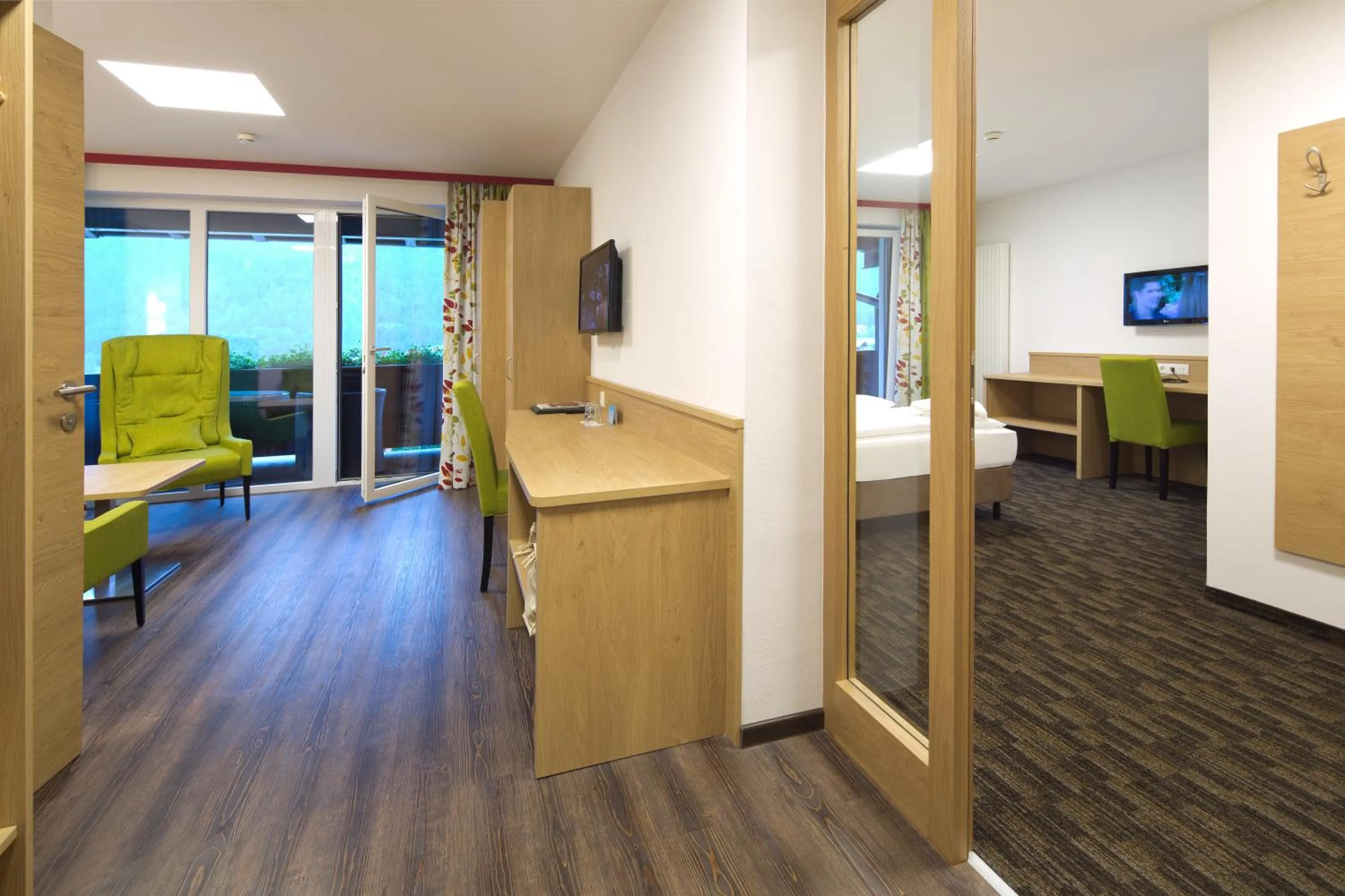 Photo of the whole room, Bed in Hotel Achentalerhof