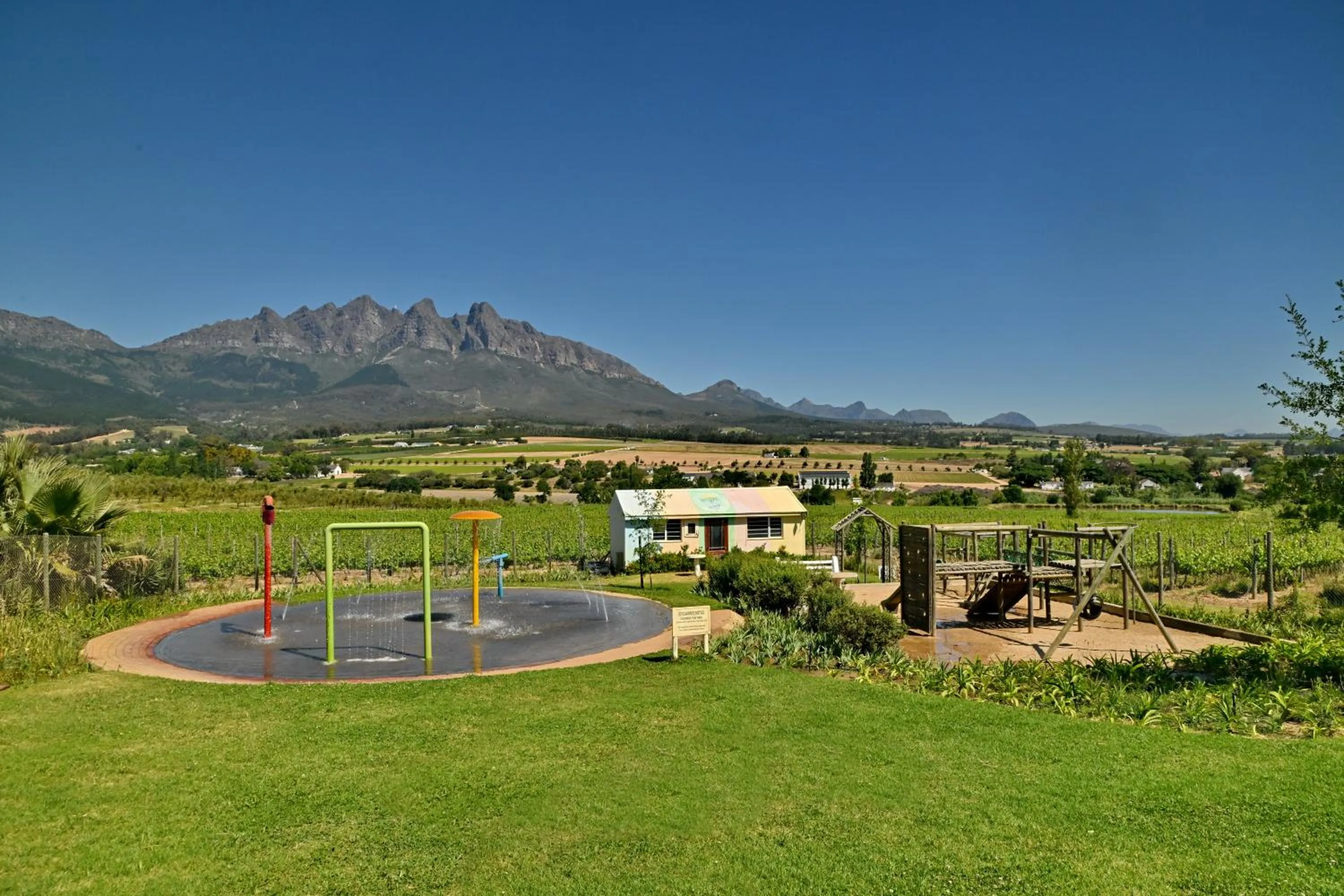 Children play ground in Val Du Charron Wine & Leisure Estate