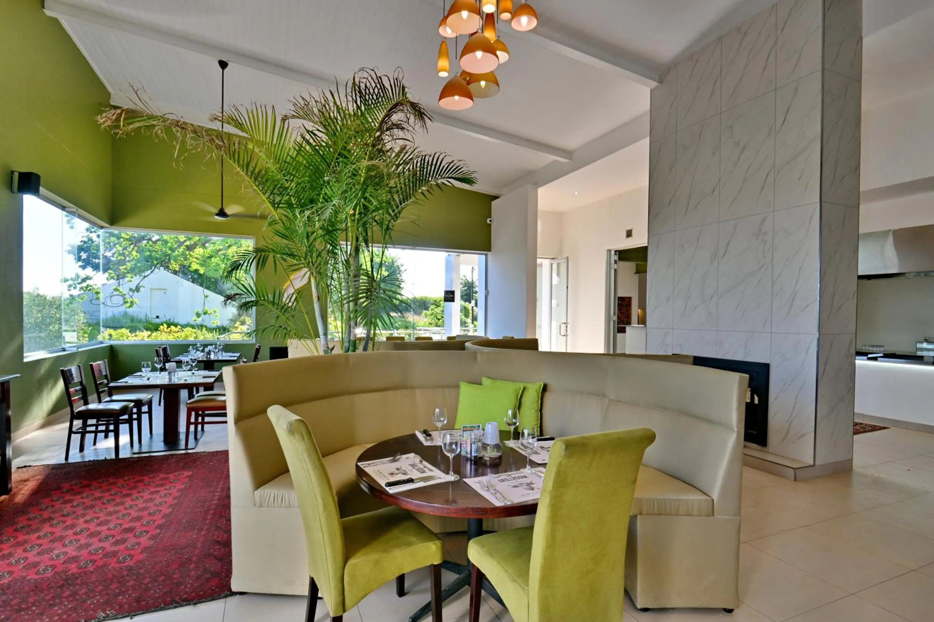 Dining area in Val Du Charron Wine & Leisure Estate