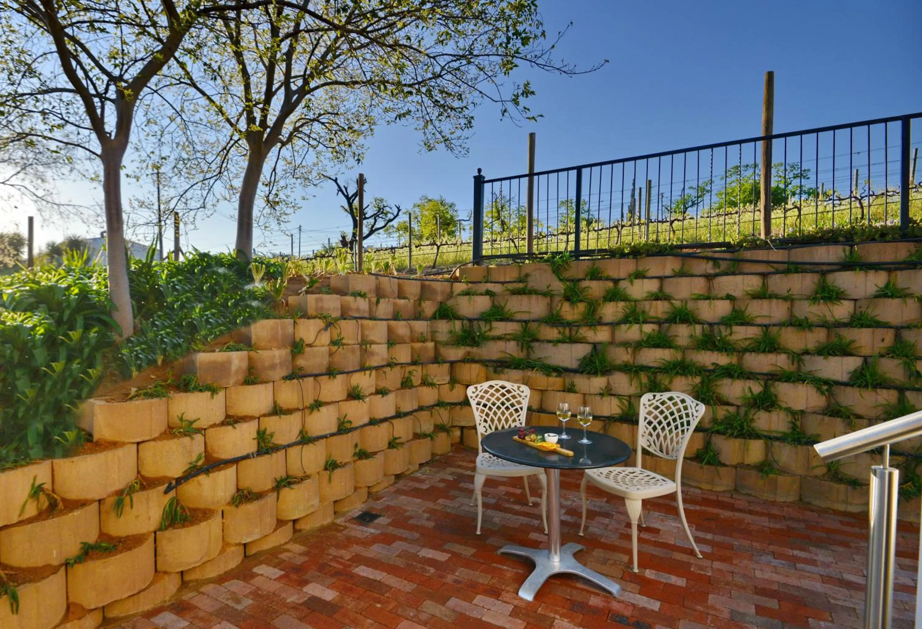 Patio in Val Du Charron Wine & Leisure Estate
