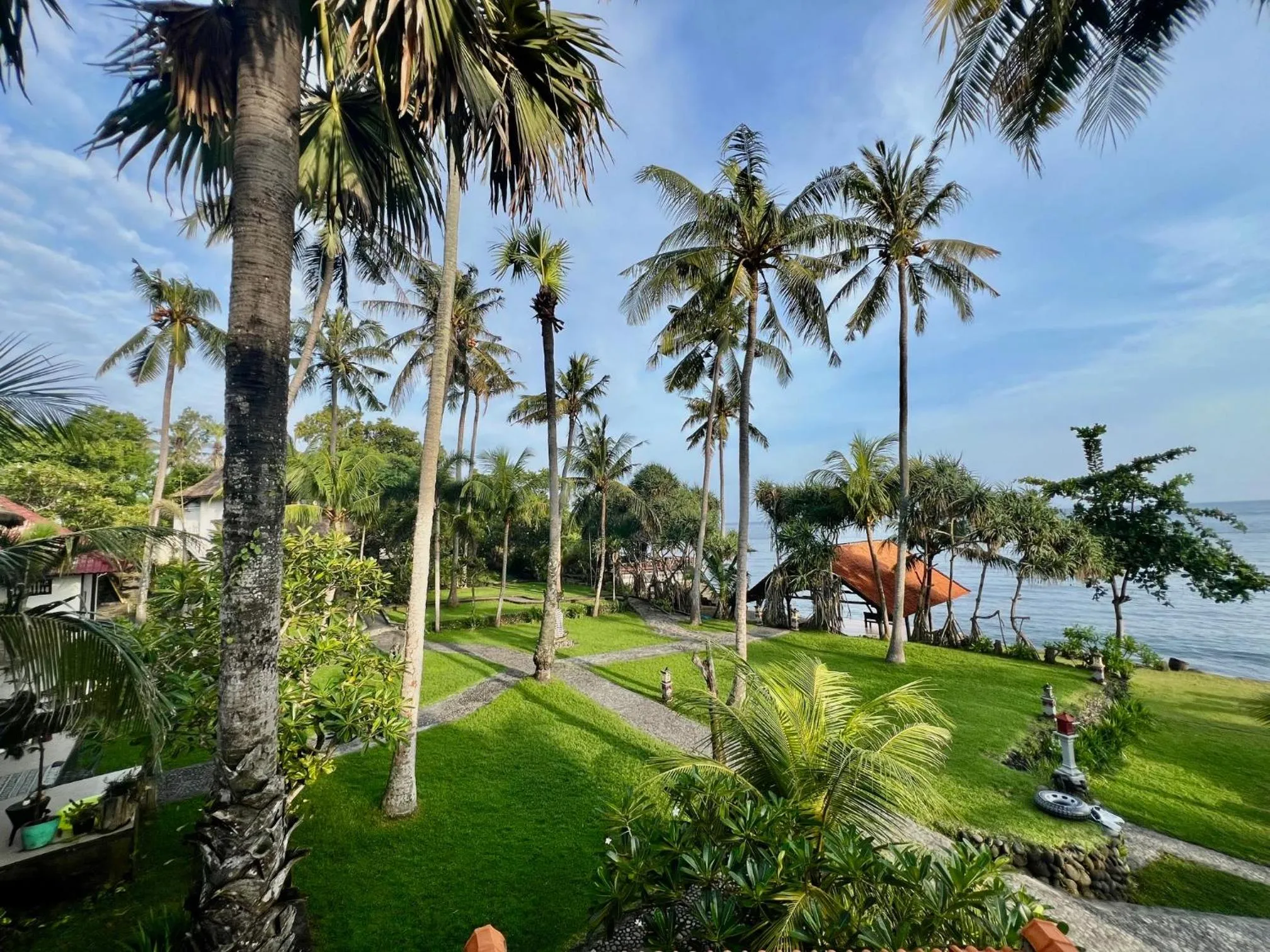 Sea view in The Palms - Seraya Shores Retreat Bali