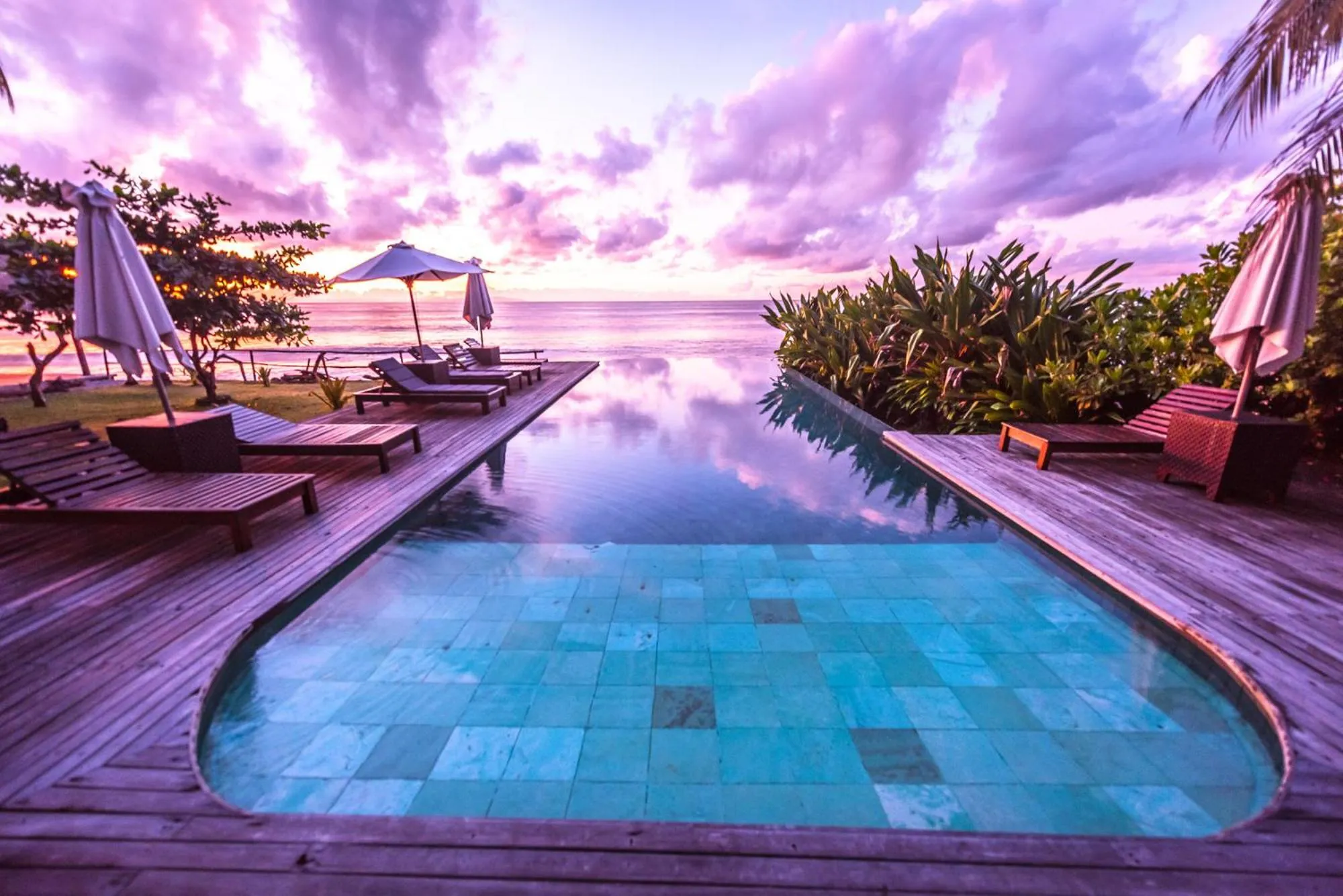Pool view in Seraya Shores Bali