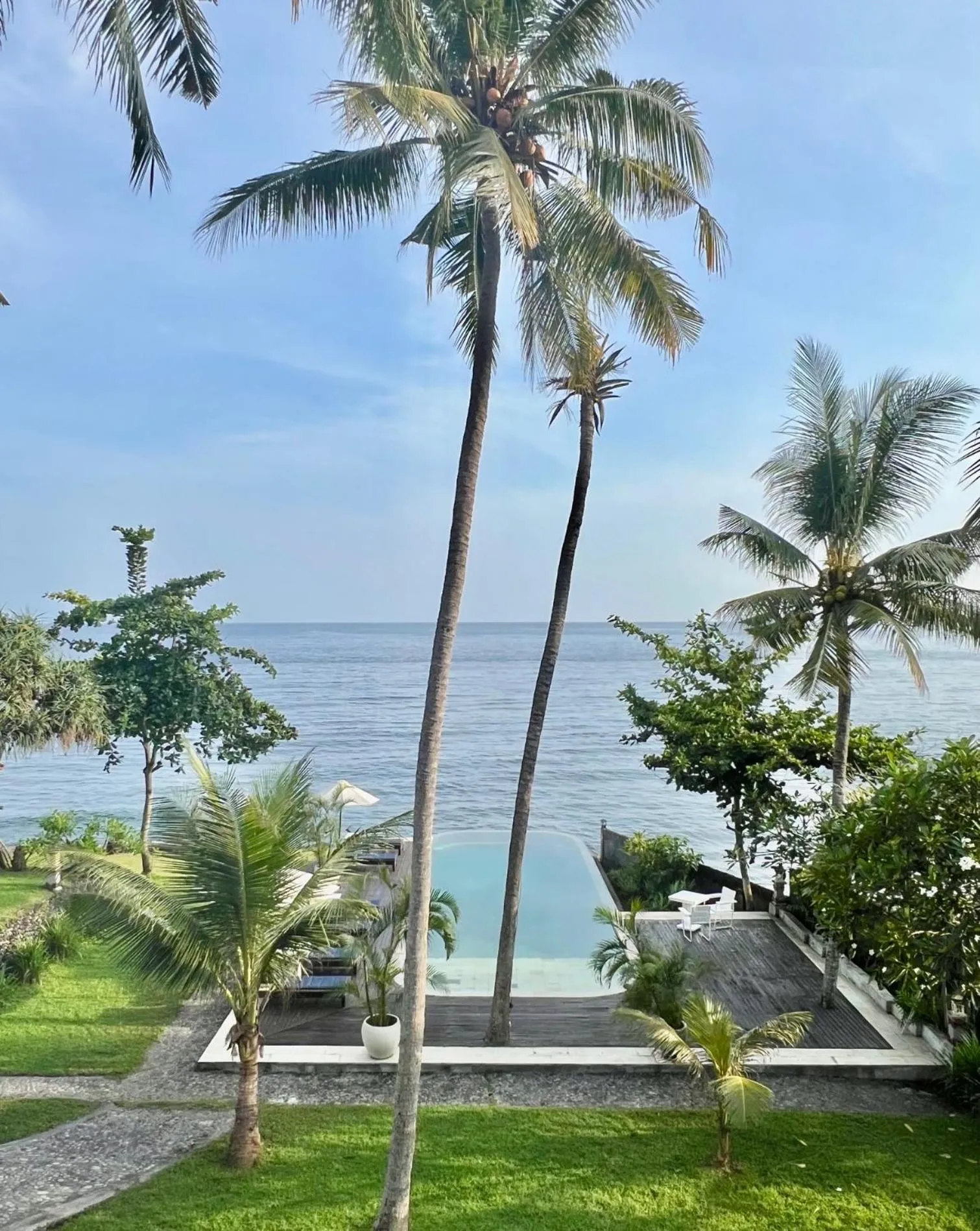 Pool view in The Palms - Seraya Shores Retreat Bali