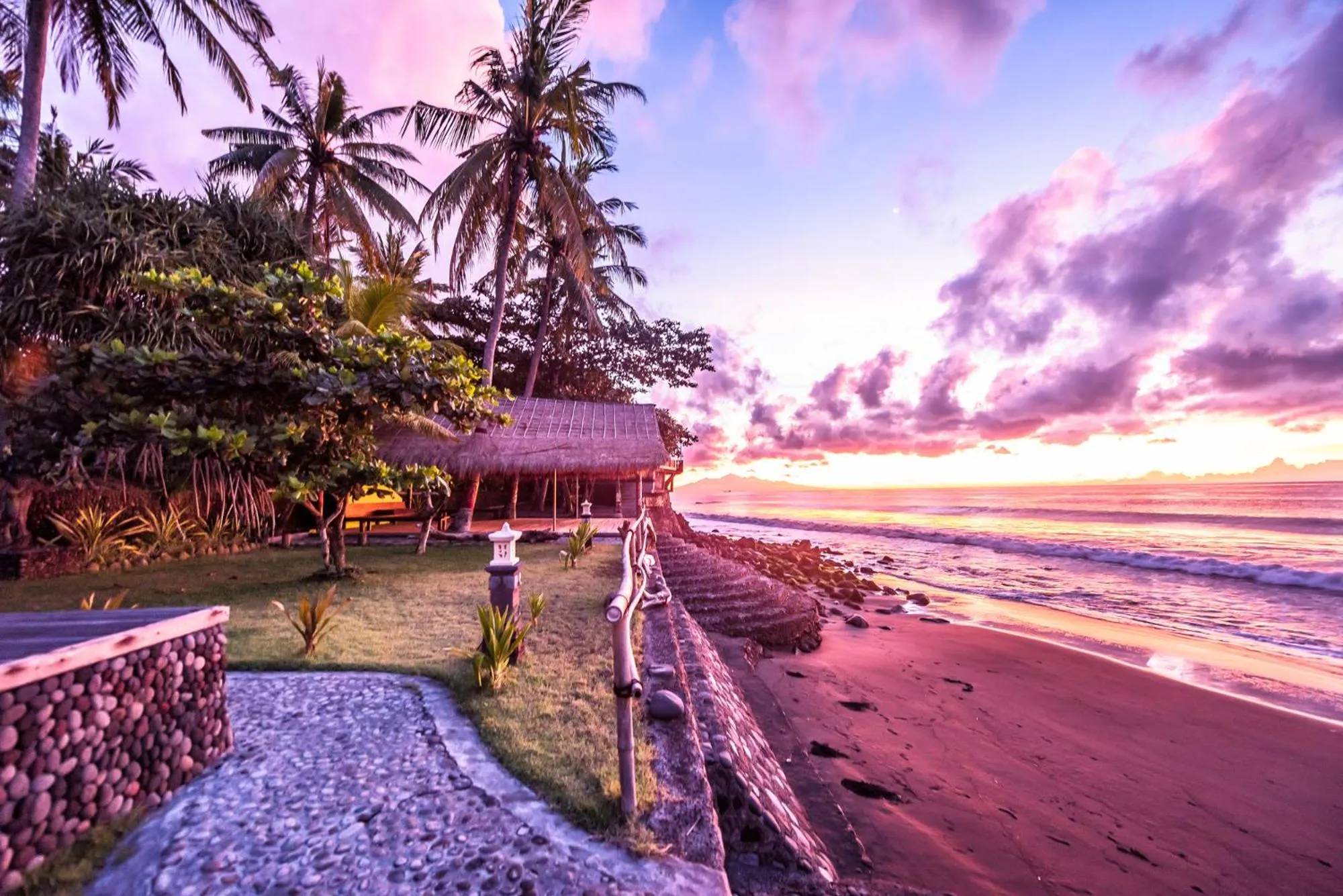 Beach in Seraya Shores Bali