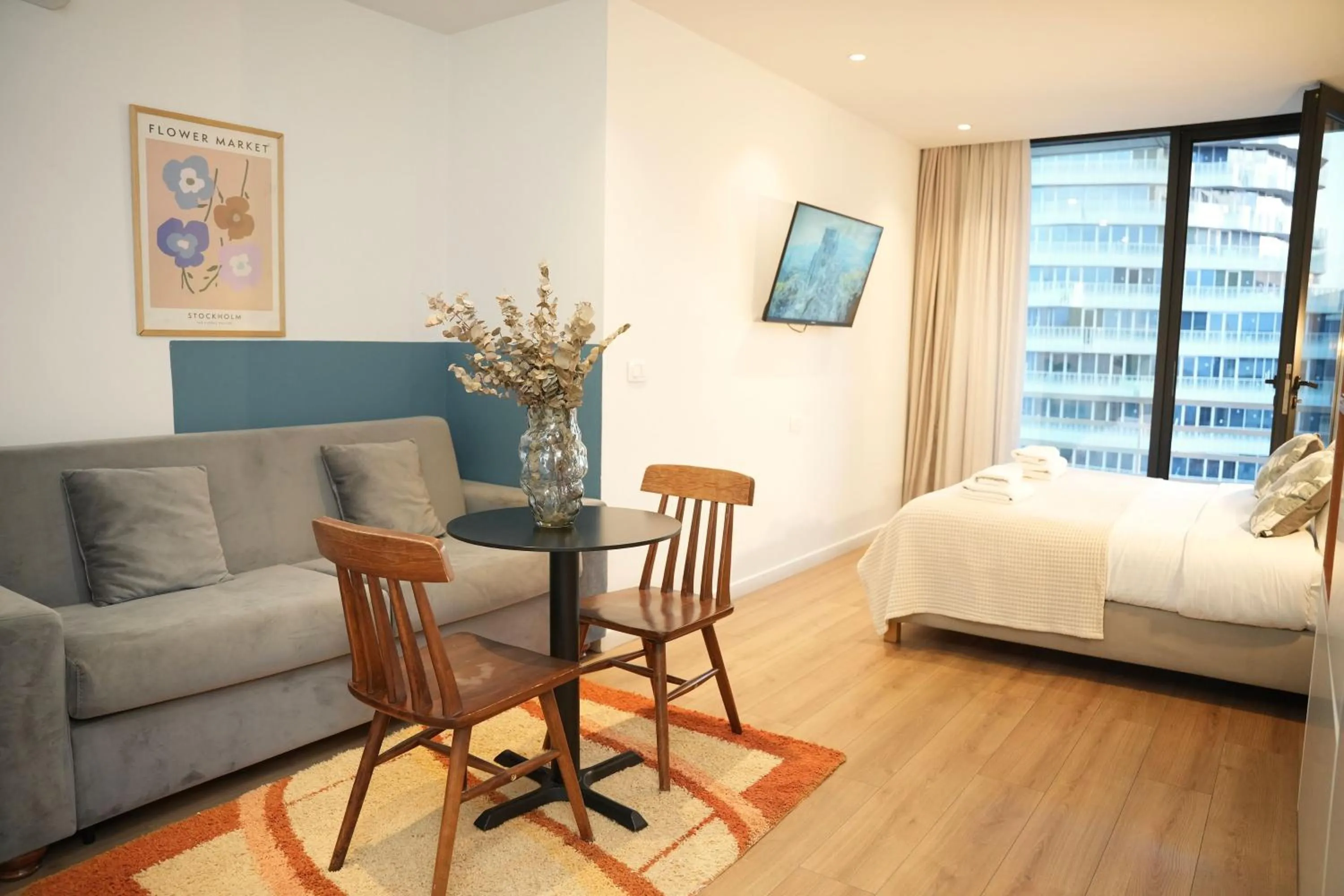 TV and multimedia, Bed in Rooftop Tirana