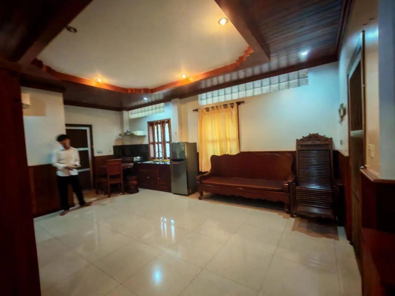 Living room in Shining Angkor Apartment Hotel