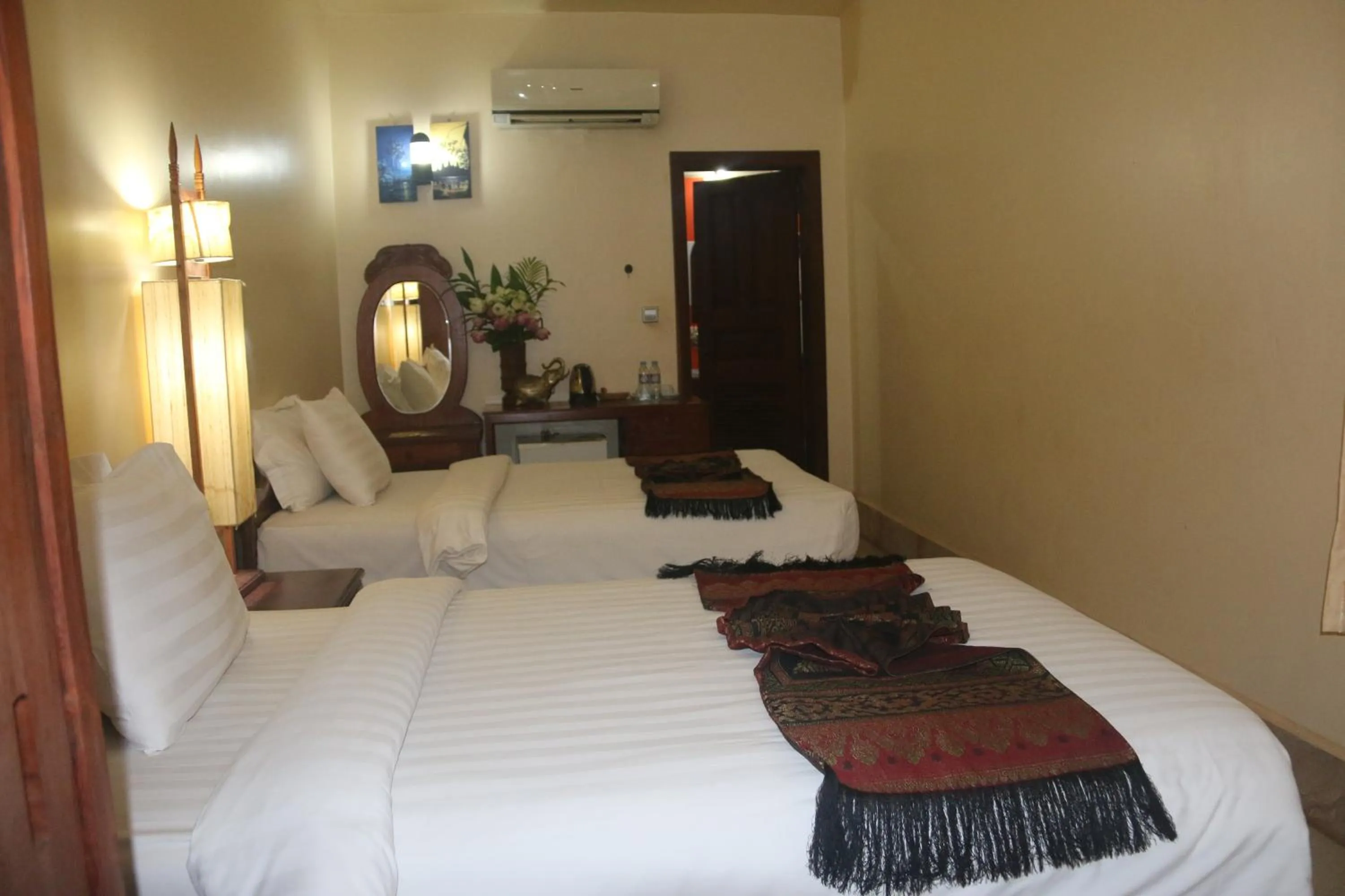 Bedroom, Bed in Shining Angkor Apartment Hotel