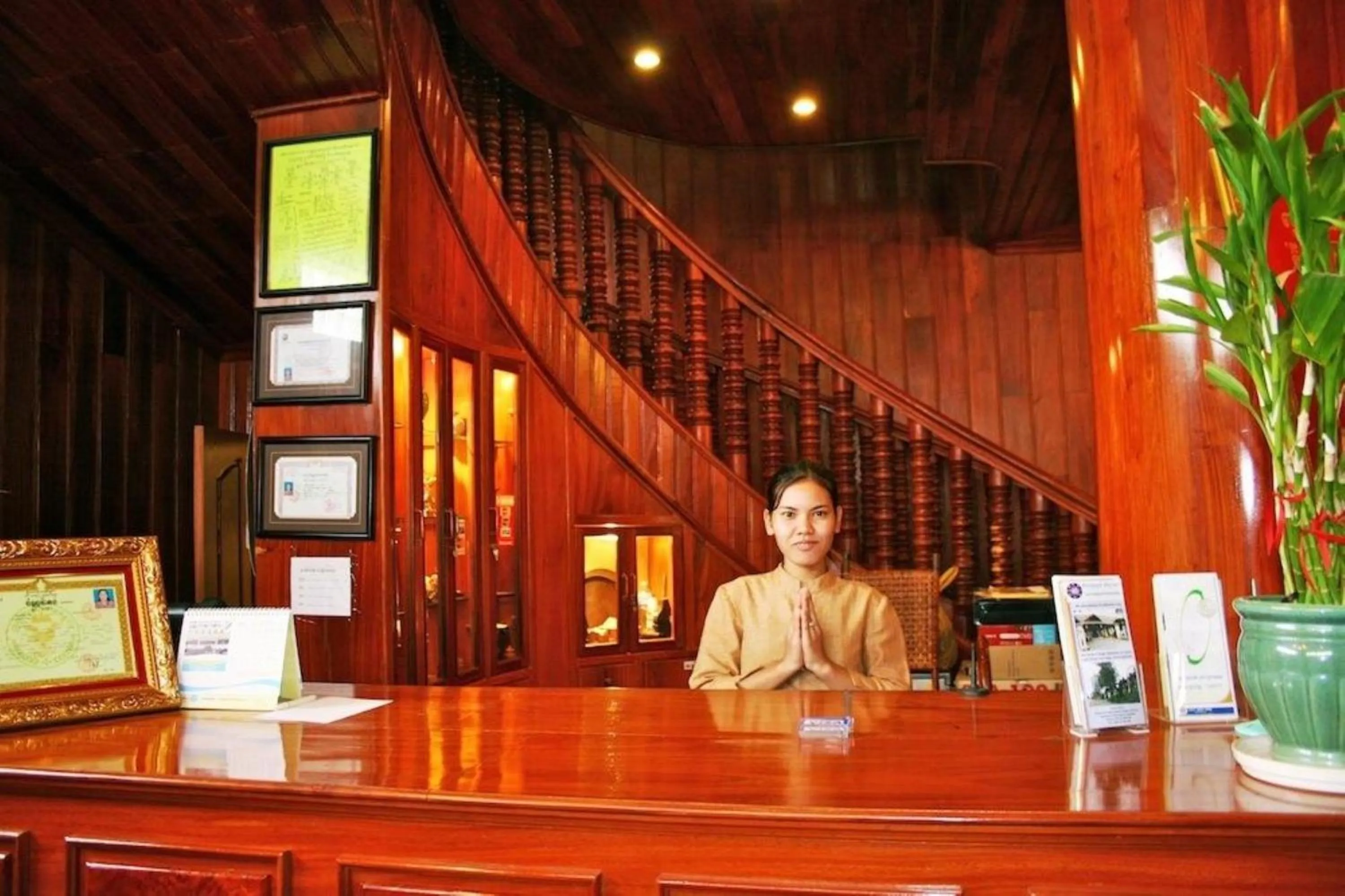 Lobby or reception in Shining Angkor Apartment Hotel