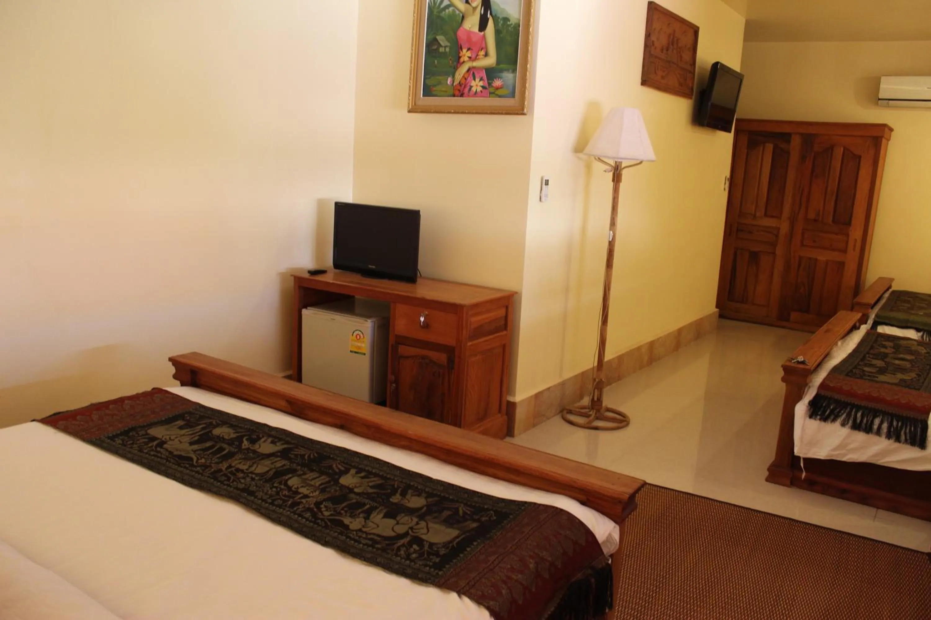 TV and multimedia, Bed in Shining Angkor Apartment Hotel
