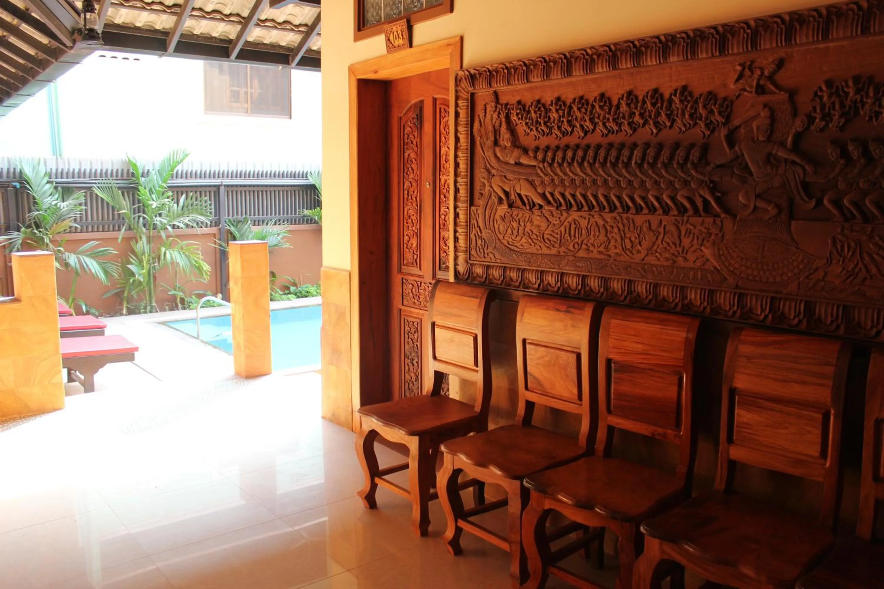 Lobby or reception in Shining Angkor Apartment Hotel