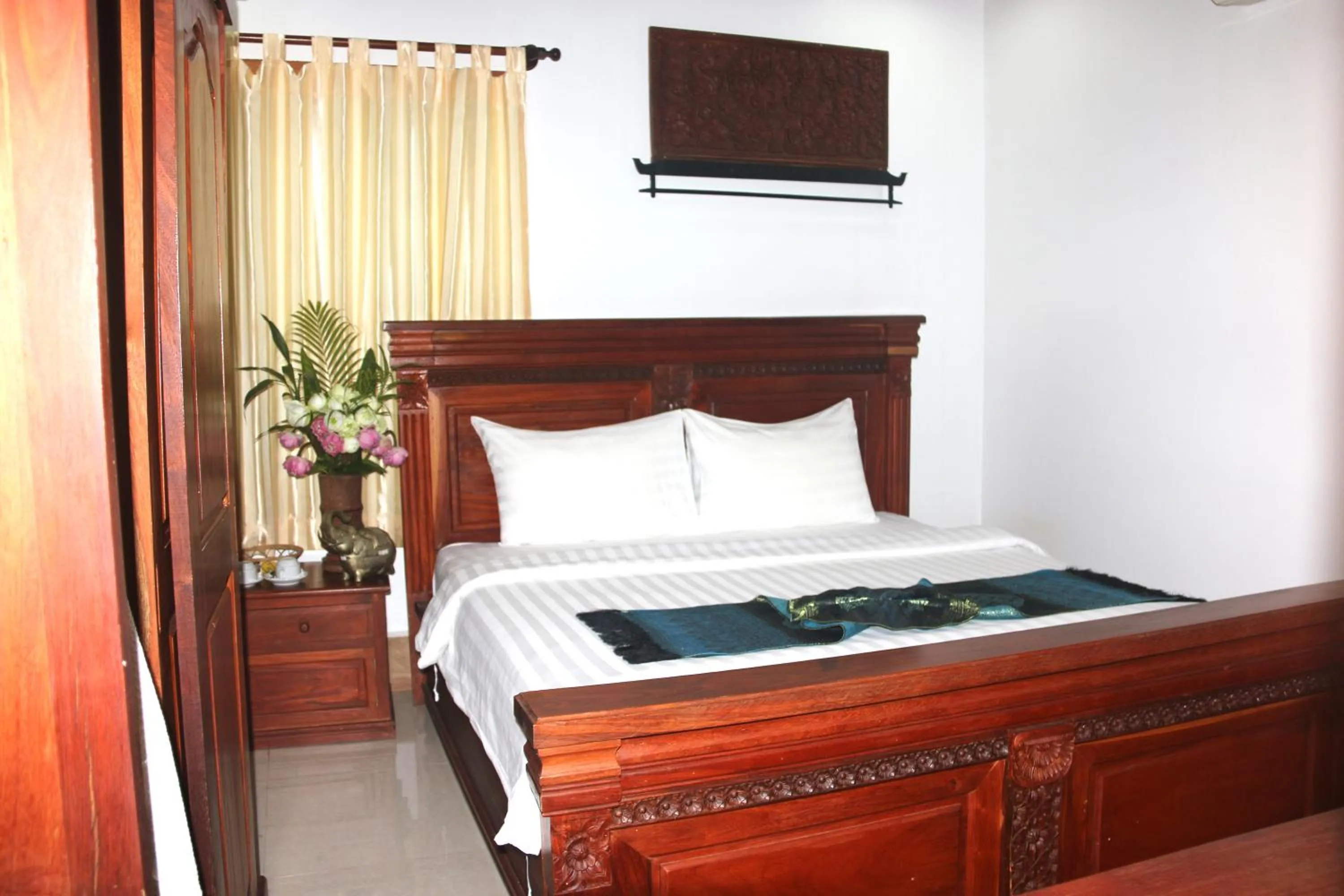 Bedroom, Bed in Shining Angkor Apartment Hotel