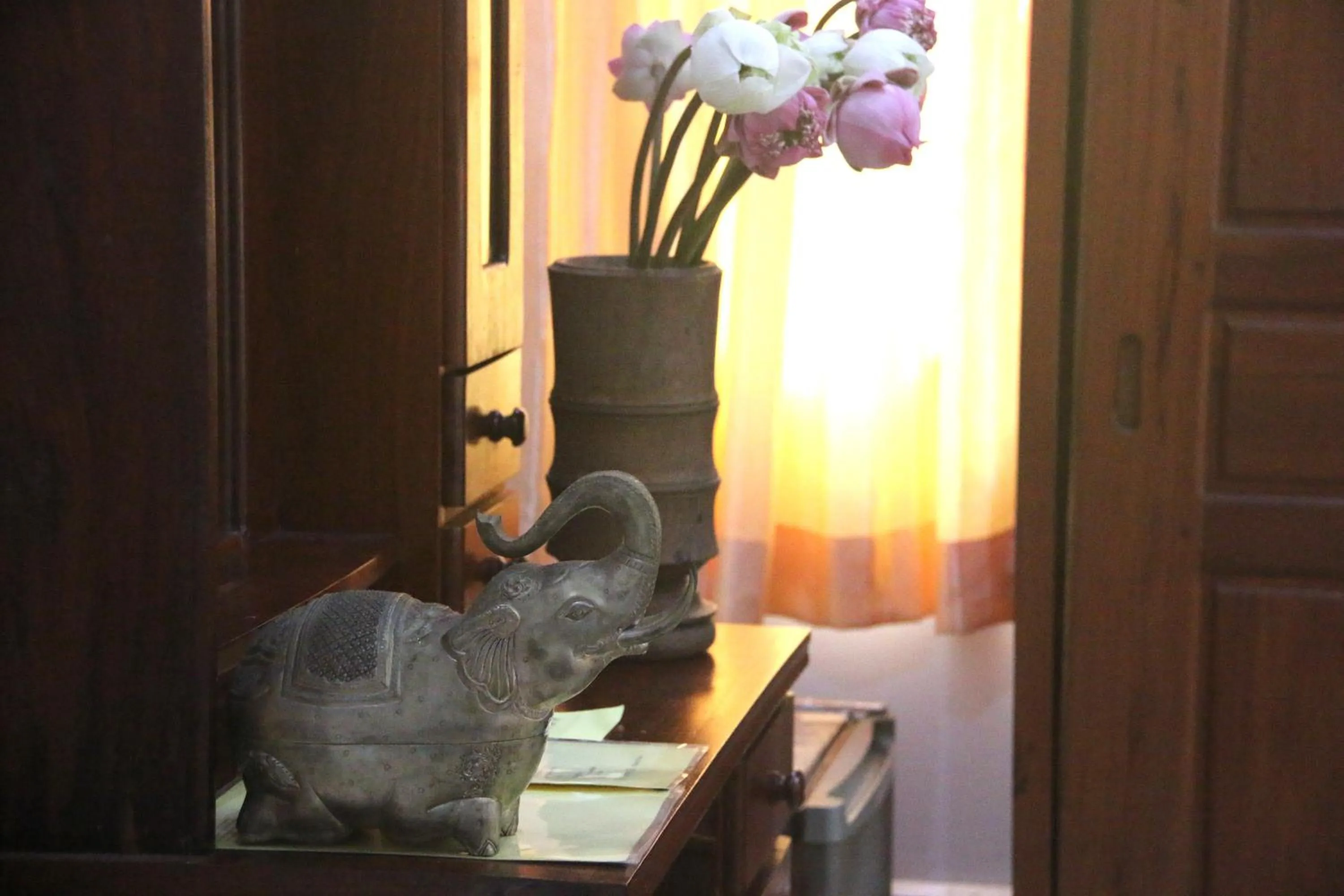 Decorative detail in Shining Angkor Apartment Hotel