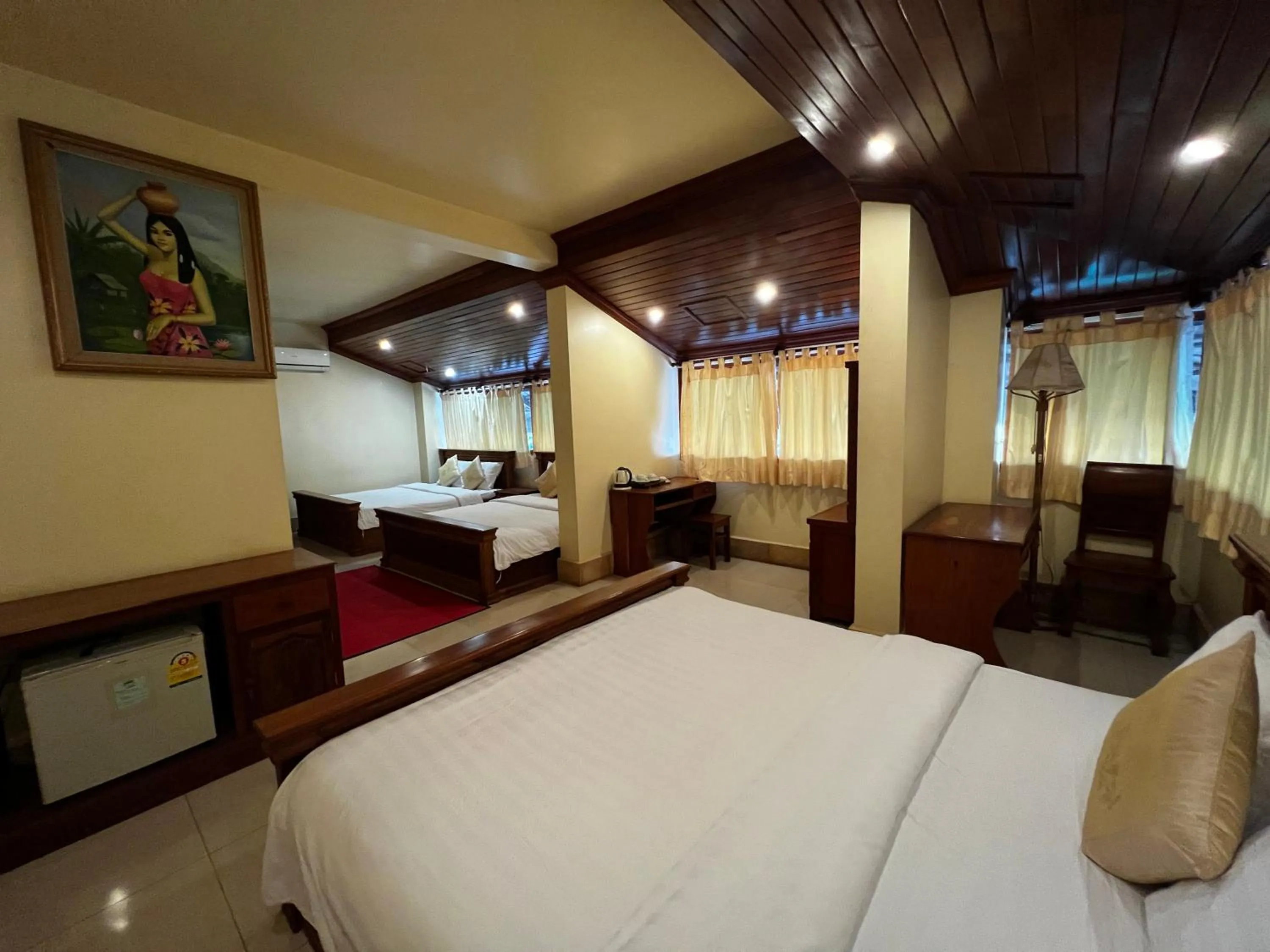 Property building, Bed in Shining Angkor Apartment Hotel