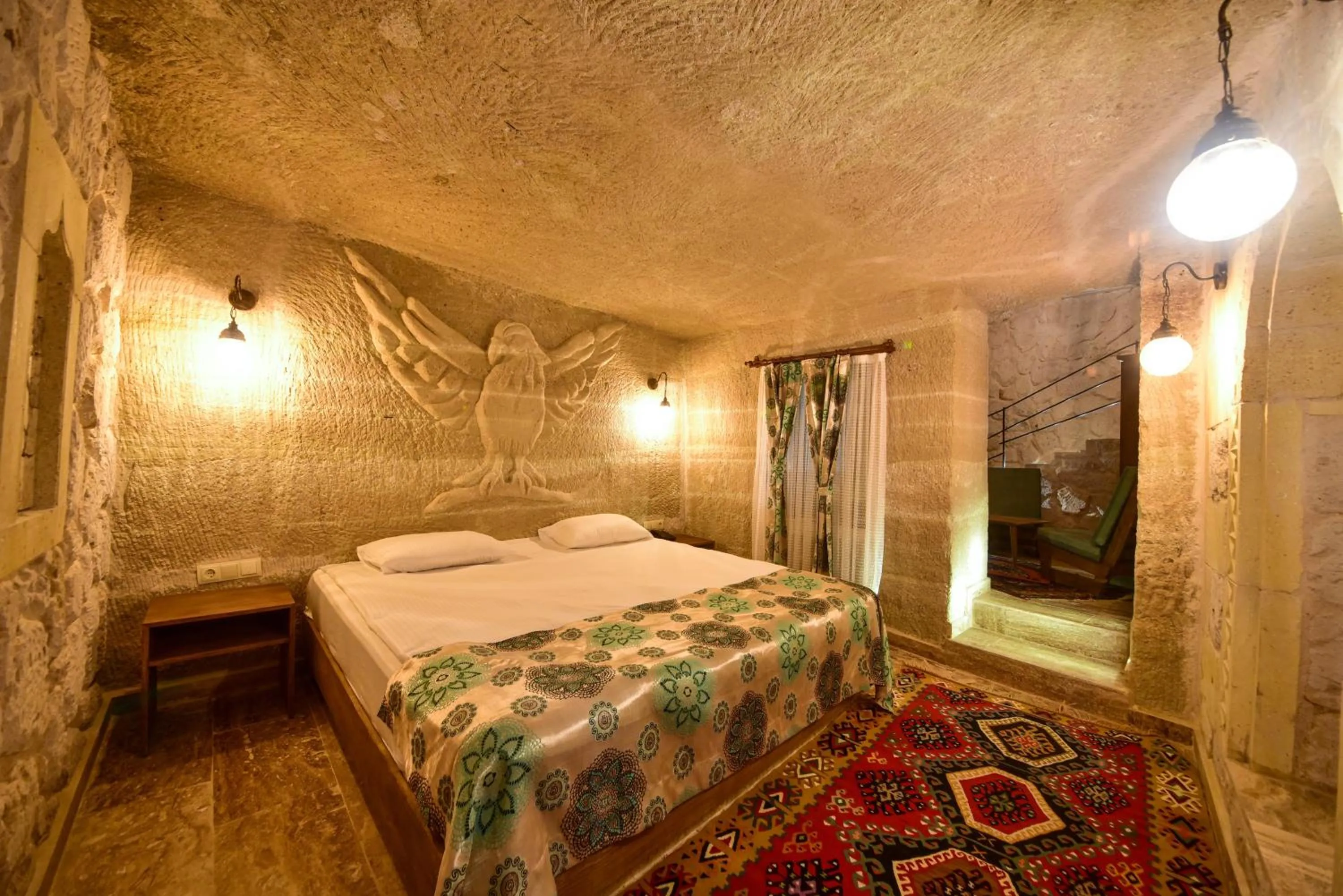 Photo of the whole room, Bed in Cappadocia Caves Hotel