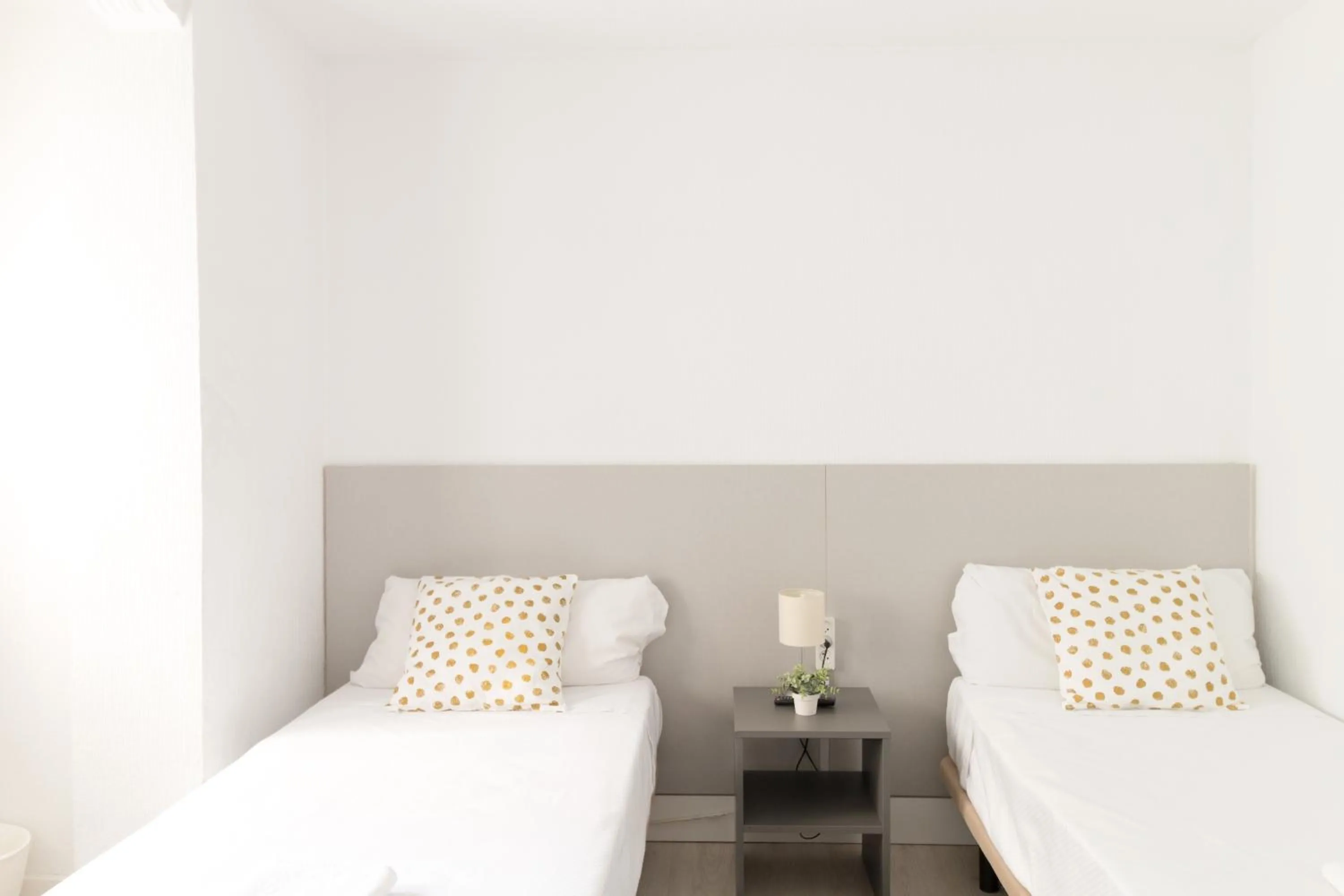 Bed in Pensión Arias