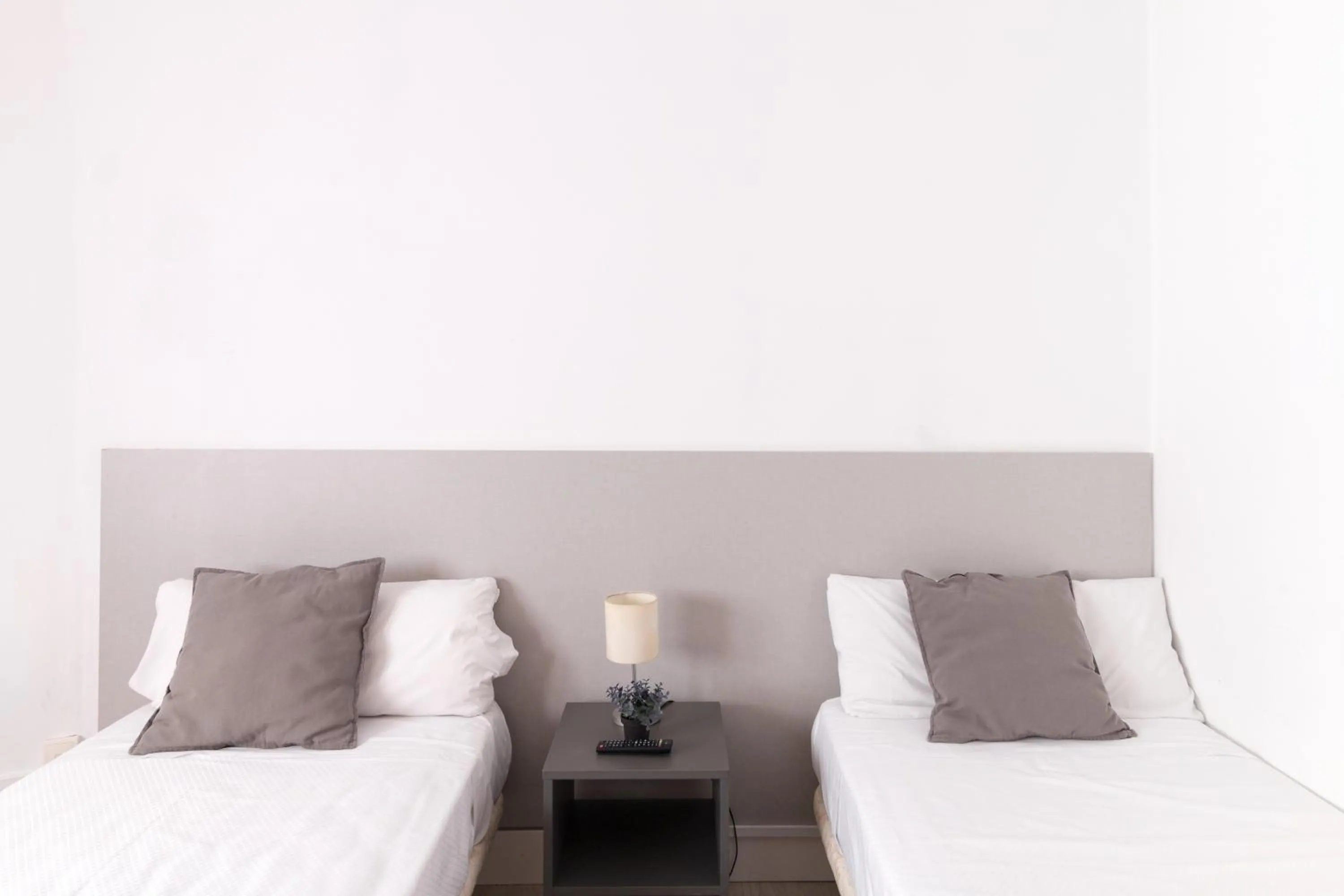 Bed in Pensión Arias