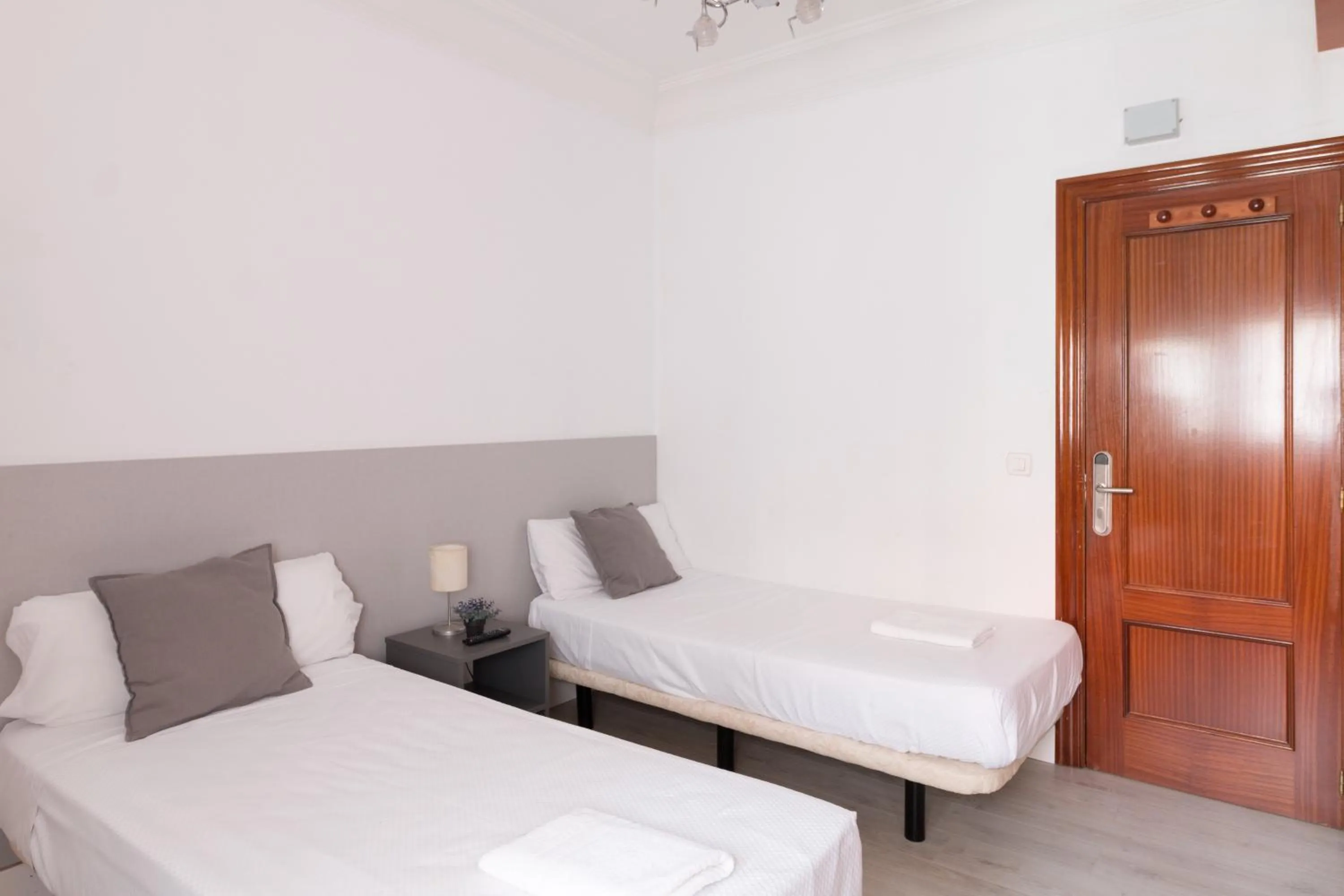 Bed in Pensión Arias