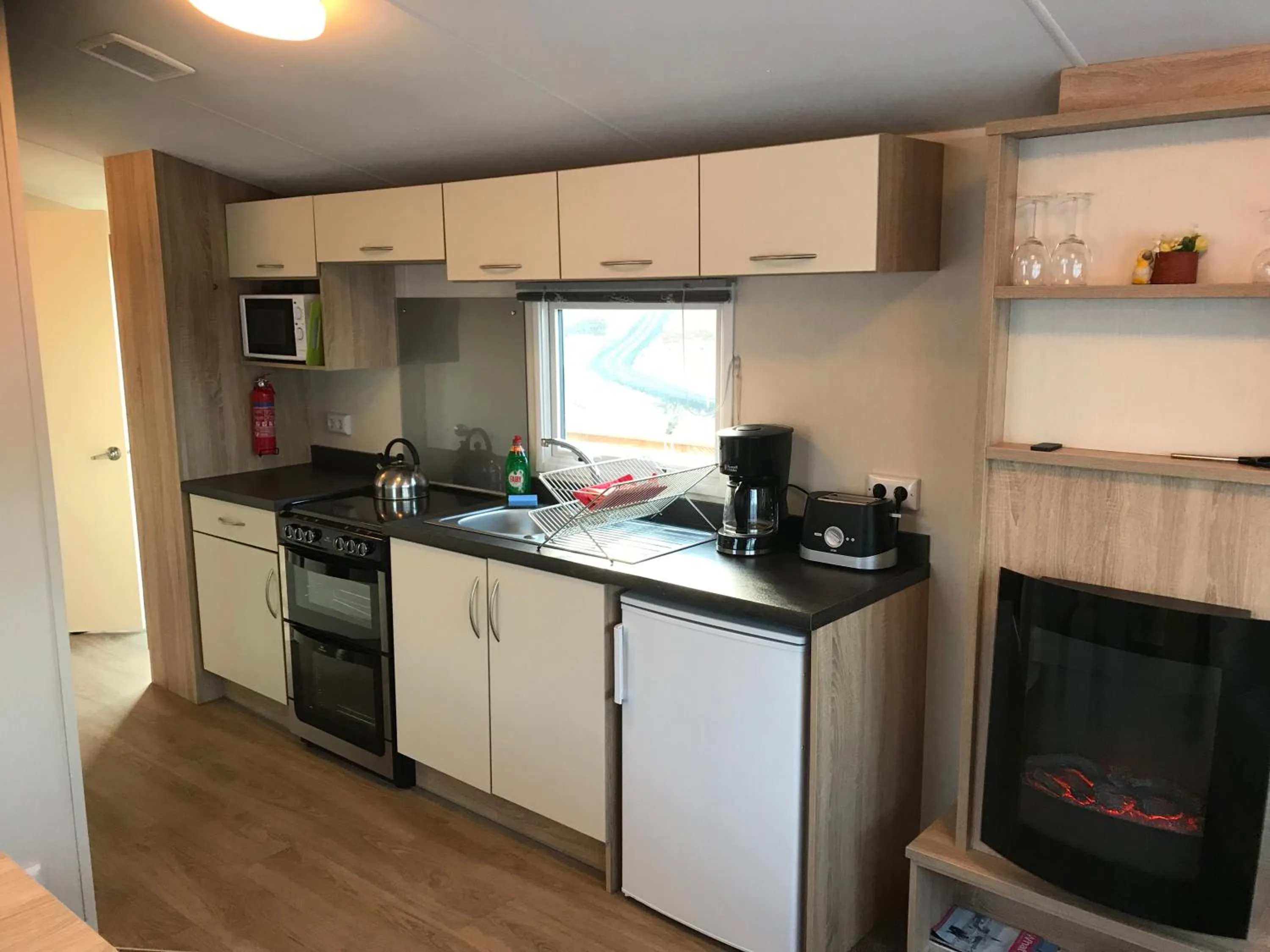 Kitchen or kitchenette in Lækjarkot Rooms and Cottages with Kitchen