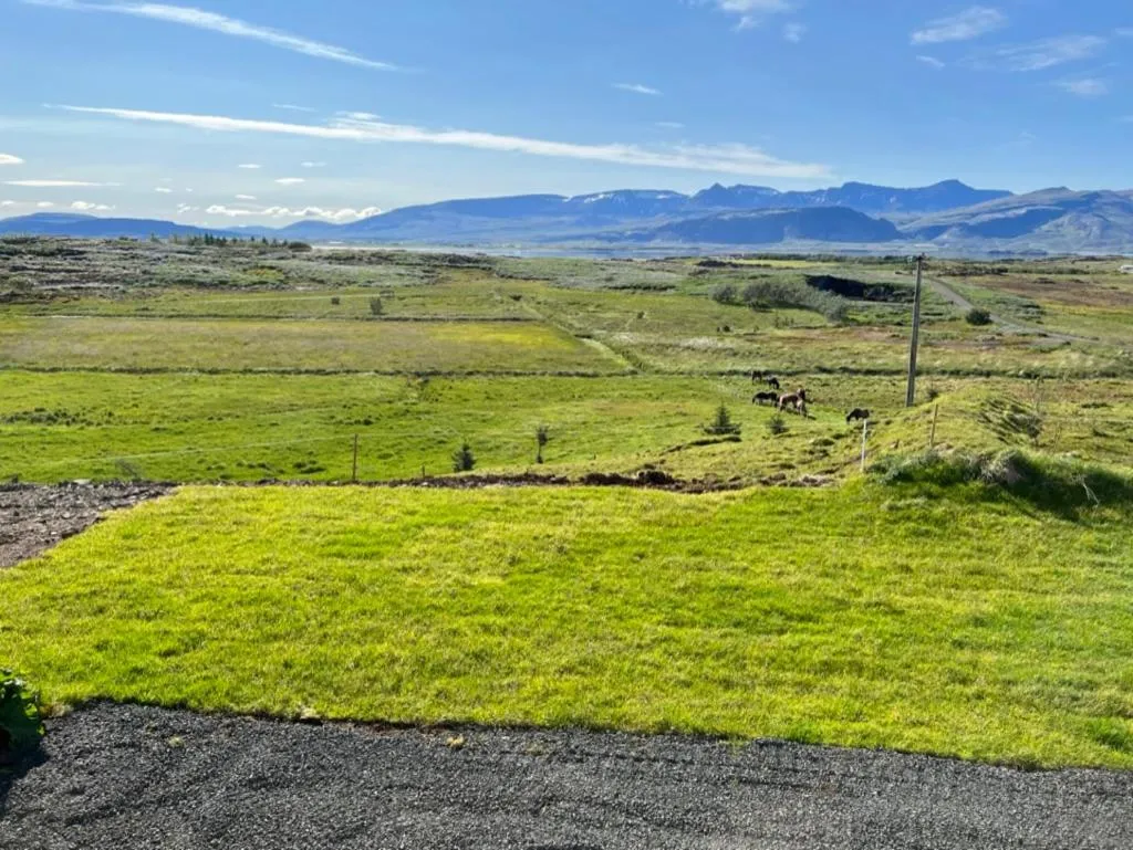 Natural landscape in Lækjarkot Rooms and Cottages with Kitchen