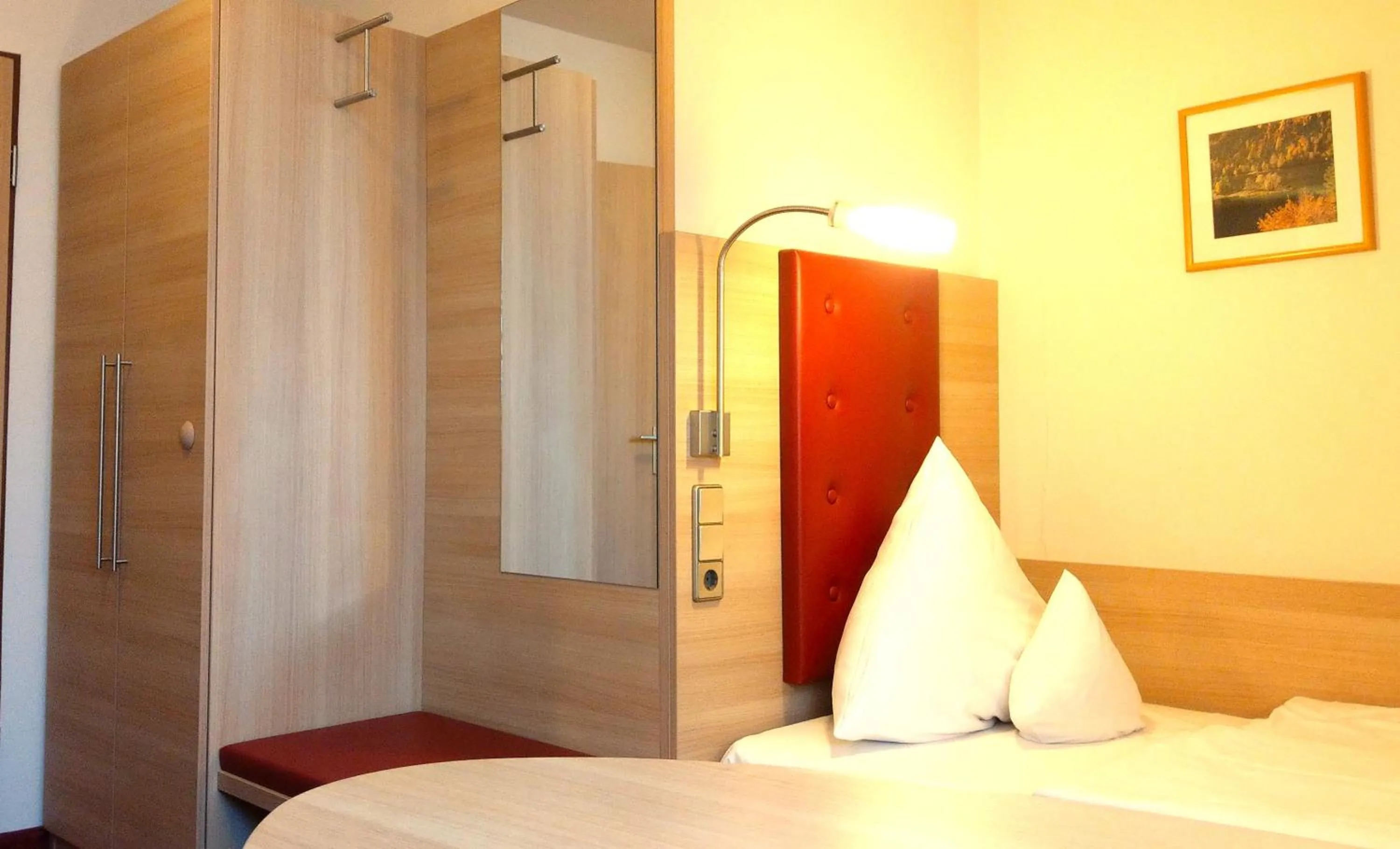 Bed in Hotel Schwanen